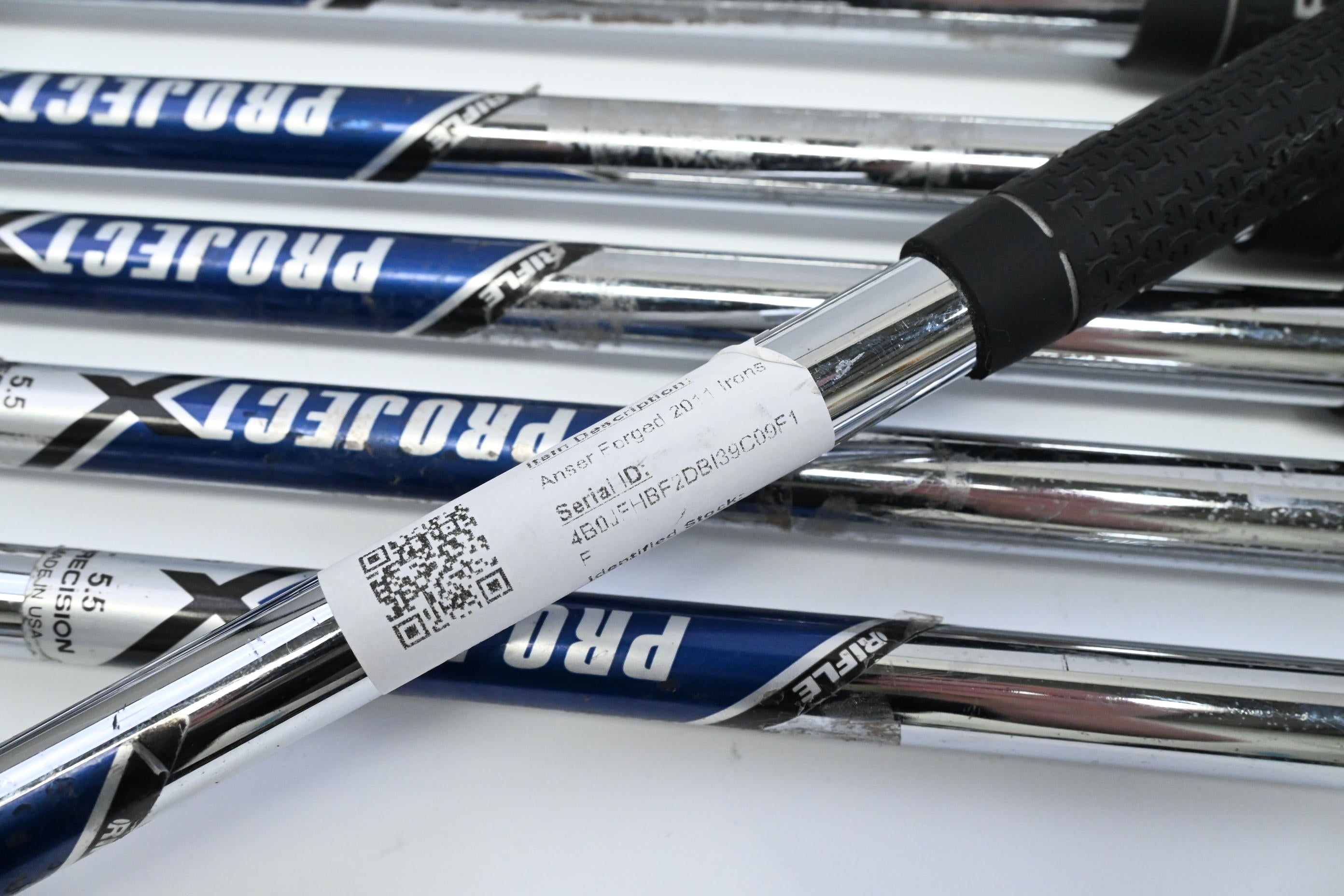 Ping Anser Forged 2011 Irons / 4-9 / Blue Dot / Regular Plus Project X Rifle