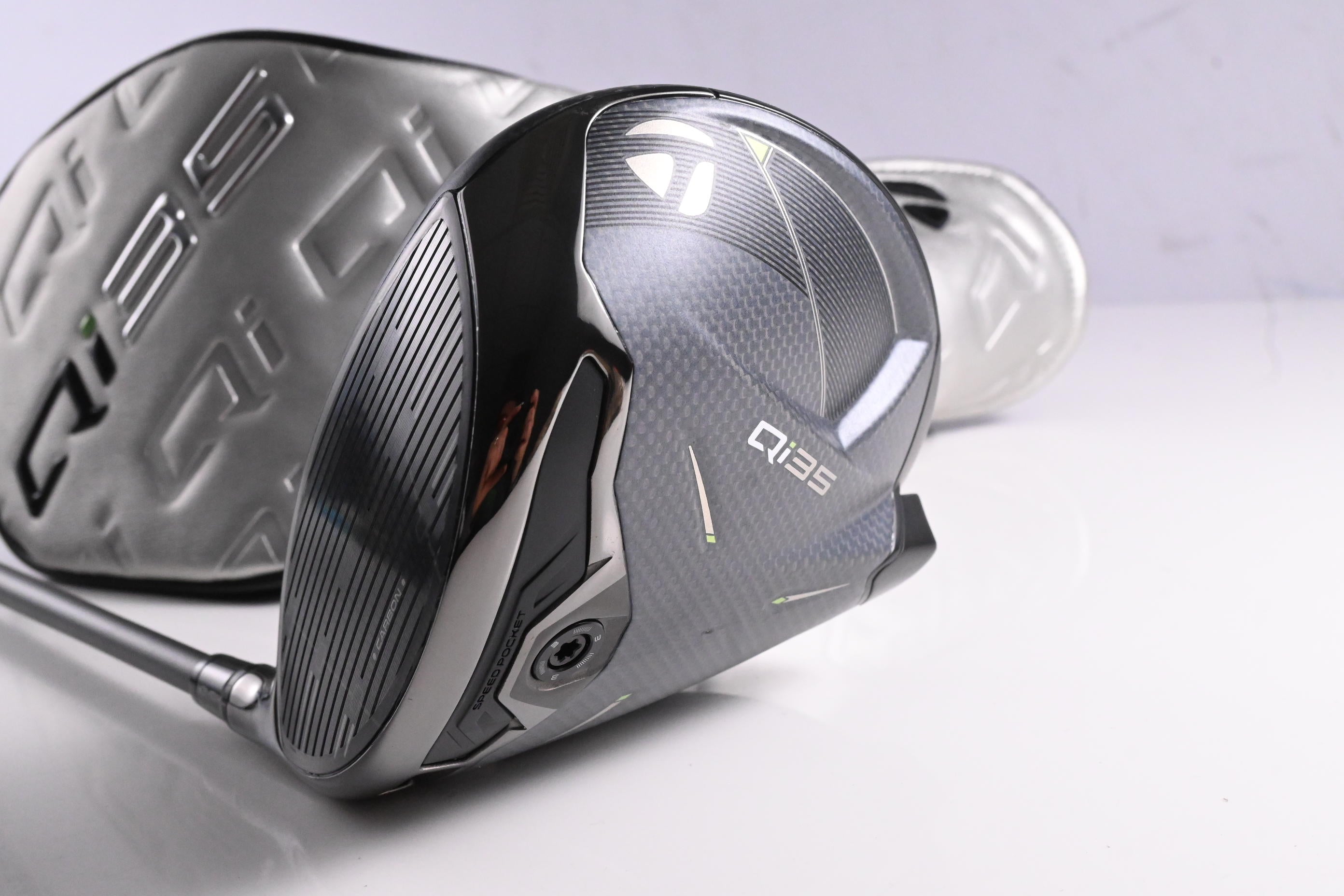 Left Hand Taylormade Qi35 Driver / 10.5 Degree / Senior Flex Air Speeder 50