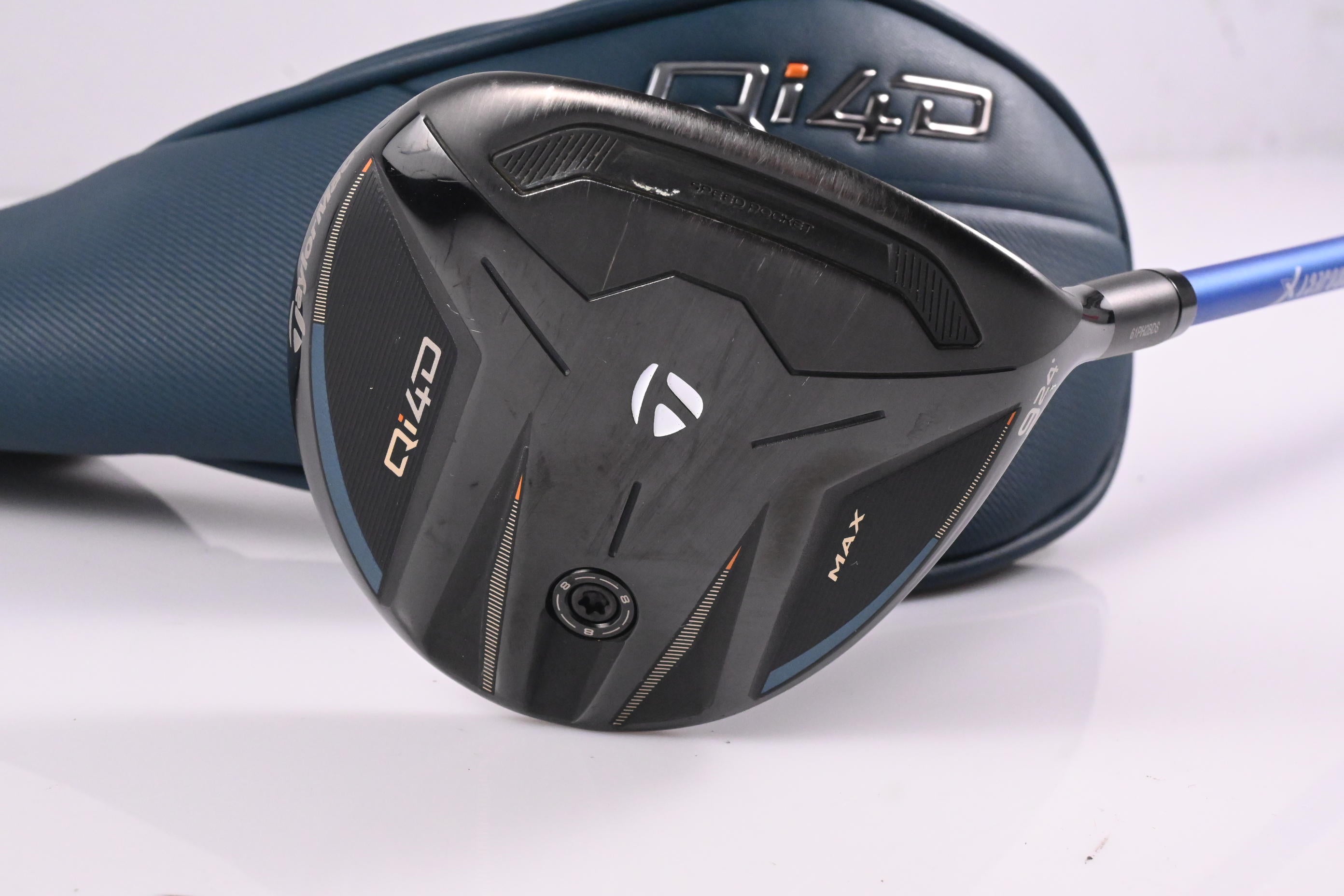 Taylormade Qi4D Max #9 Wood / 24 Degree / Stiff Flex Denali Frost Blue Shaft