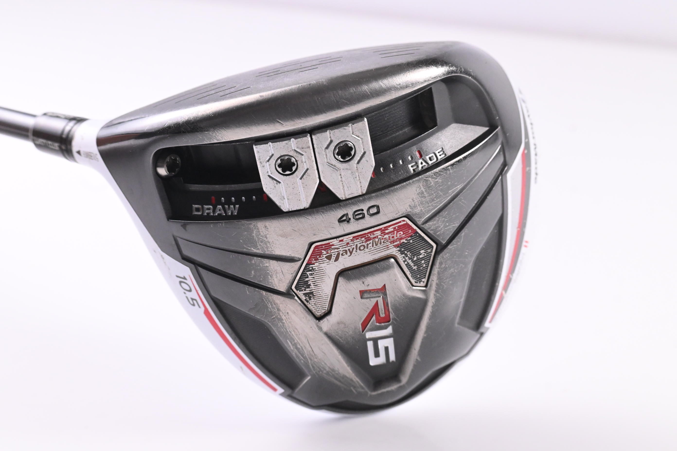 Left Hand Taylormade R15 Driver / 10.5 Degree / Regular Flex Fujikura Speeder 57