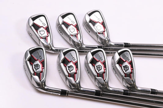 Left Hand Wilson D200 Irons / 5-PW+GW / Senior Flex UST Elements Chrome 59