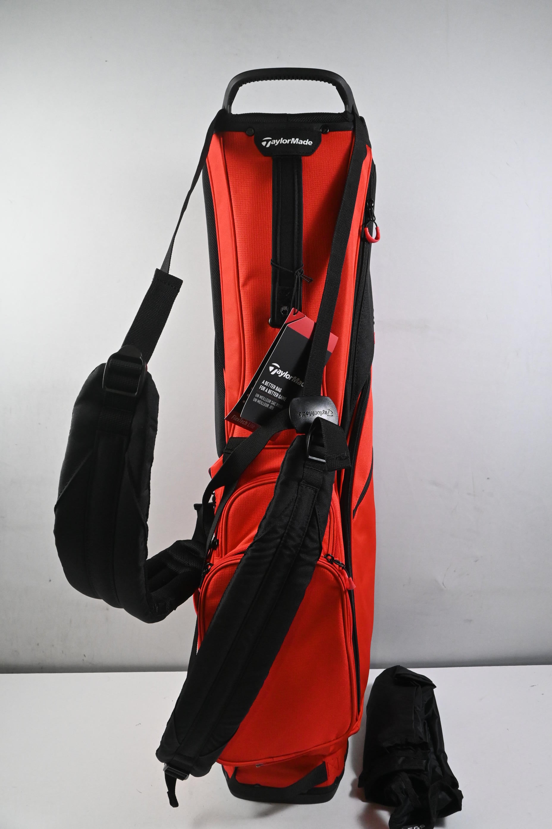 Taylormade Flex Tech Stand Bag / 4-Way Divider / Red & Black