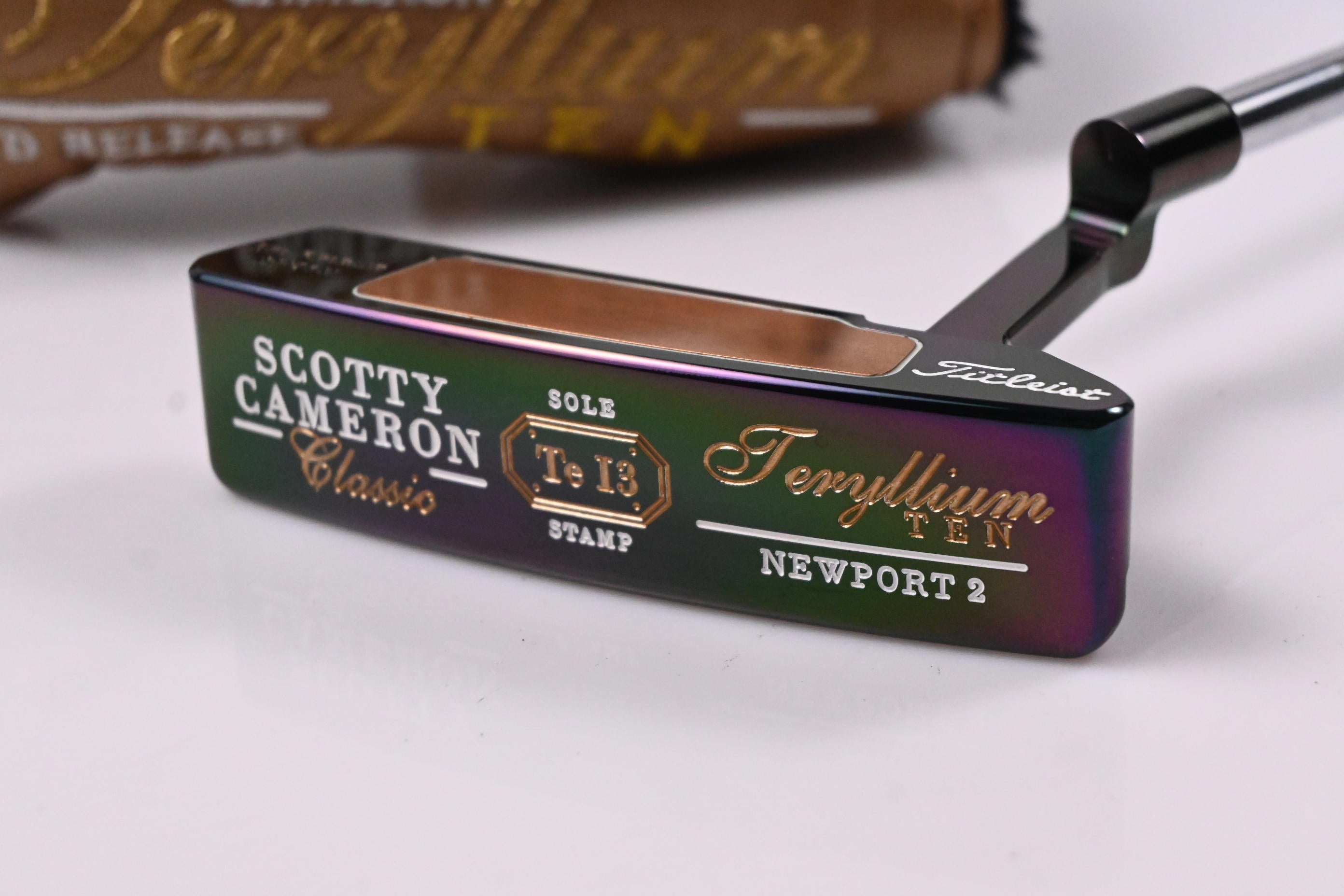 Scotty Cameron Classic Teryllium TEN Newport Sole Stamp Ltd Putter / 34 Inch