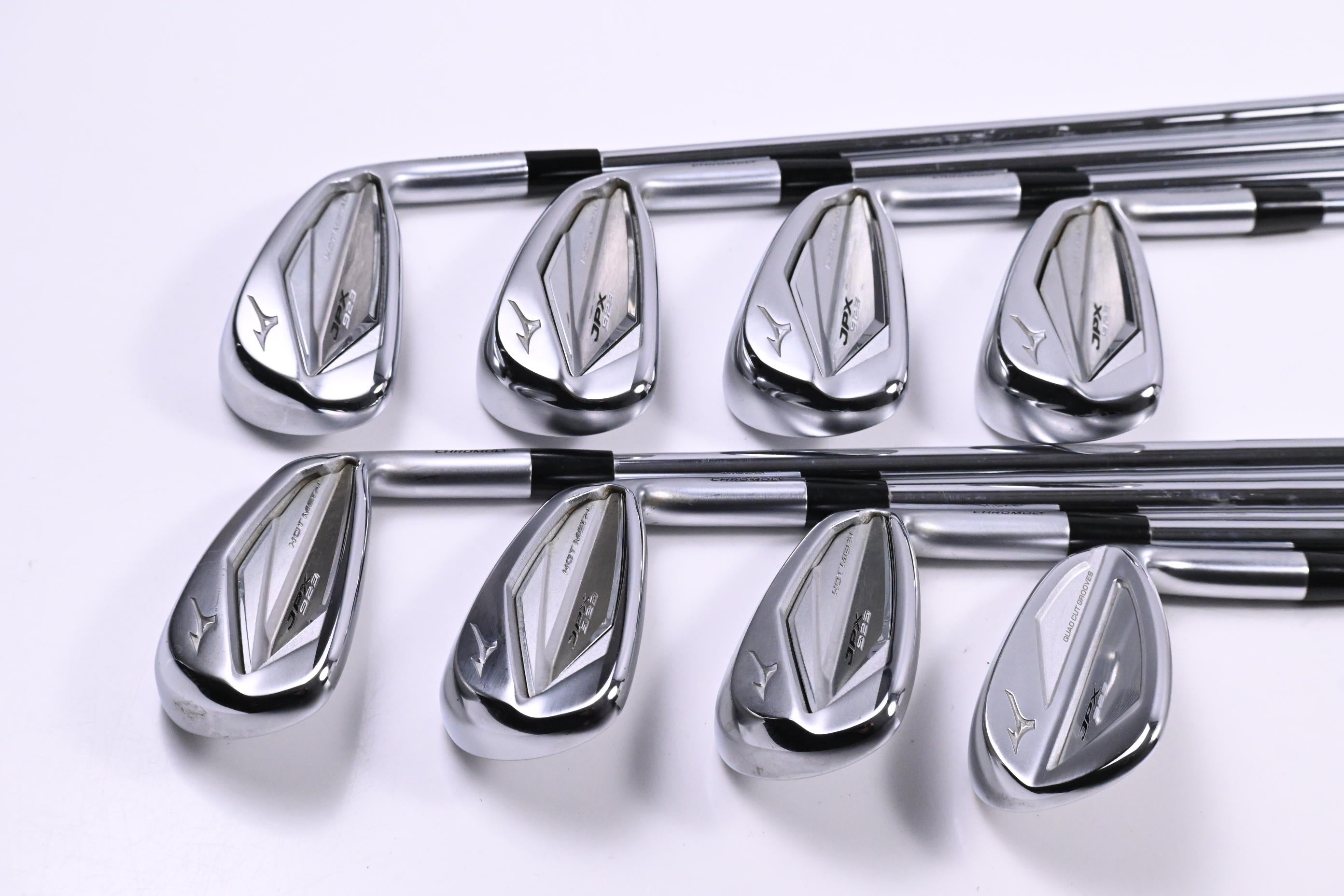 Mizuno JPX 923 Hot Metal Irons / 4-PW+GW / Regular Flex KBS $-Taper Lite 95