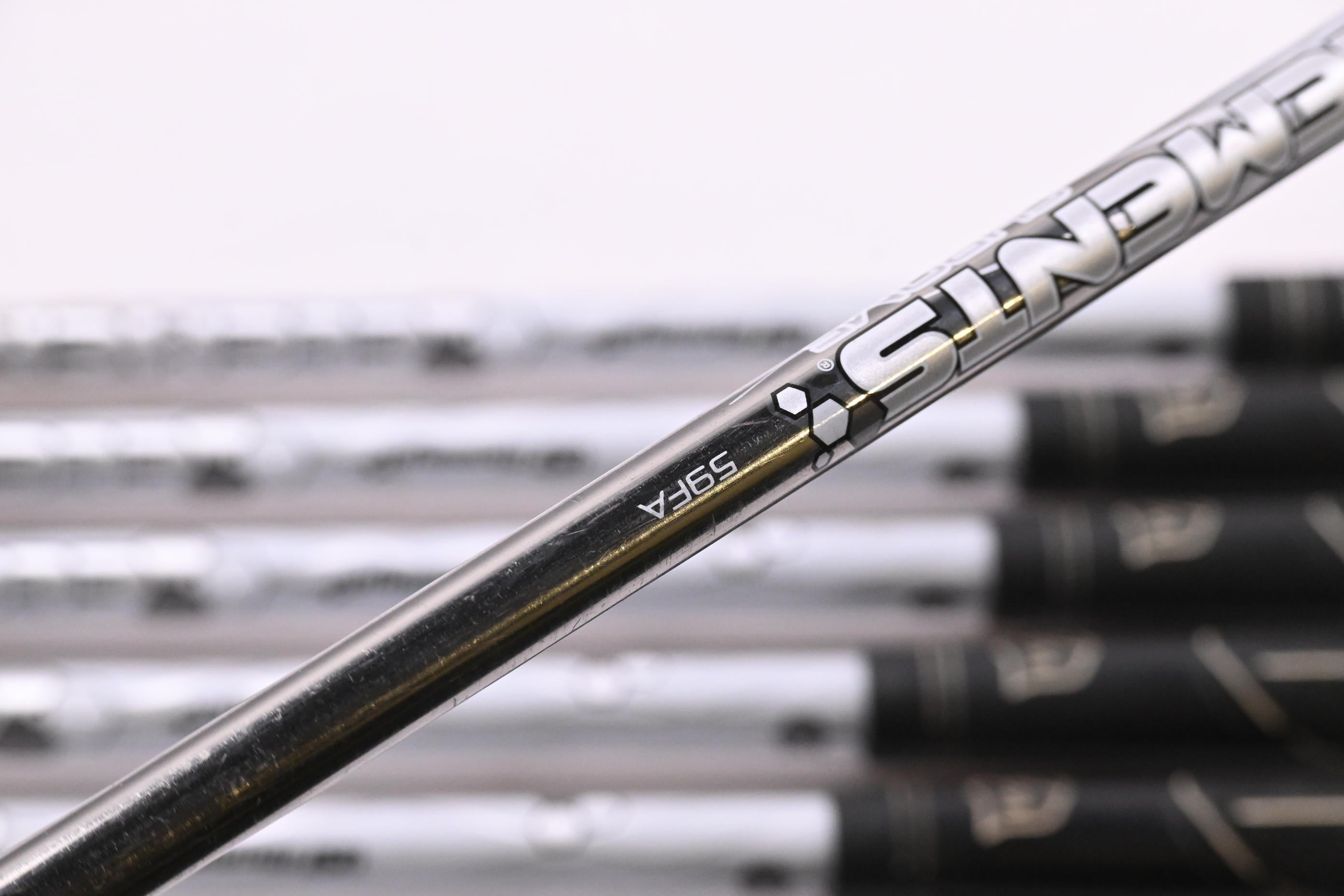 Left Hand Wilson D200 Irons / 5-PW+GW / Senior Flex UST Elements Chrome 59