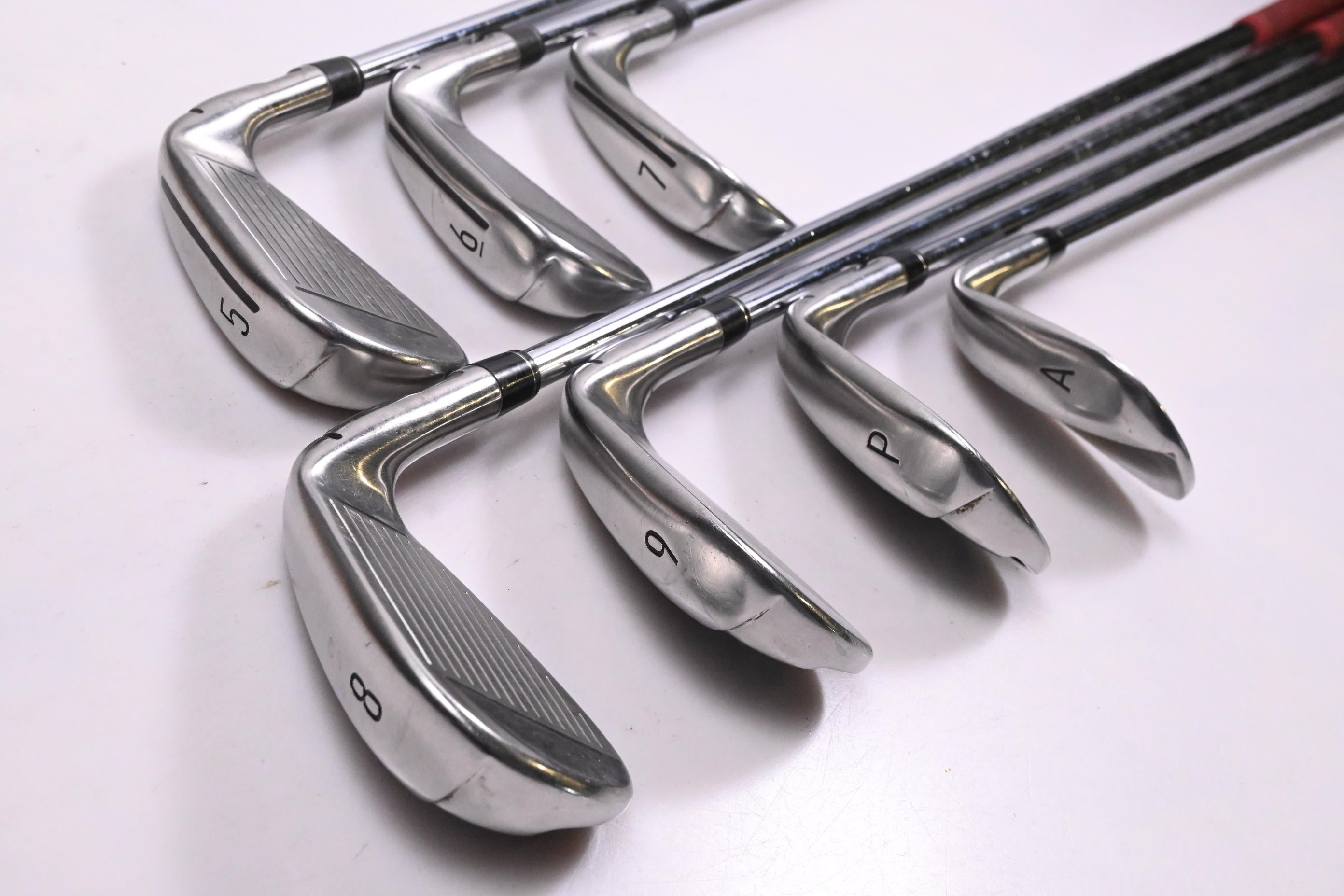 Left Hand Taylormade M3 Irons / 5-PW+GW / Regular Flex XP 100 R300 Shafts