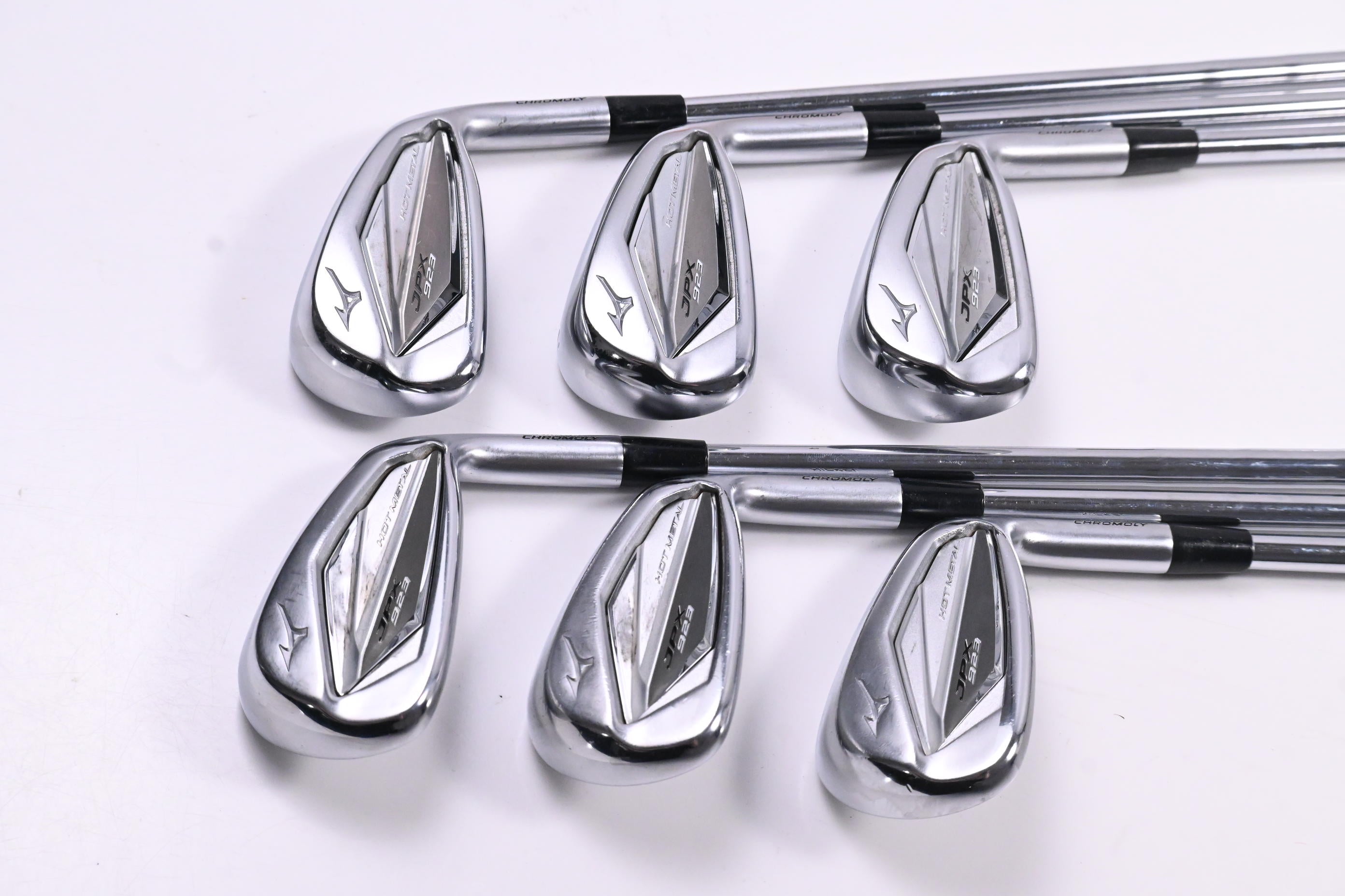 Mizuno JPX 923 Hot Metal Irons / 5-PW / Stiff Flex KBS $-Taper Lite 95 Shafts