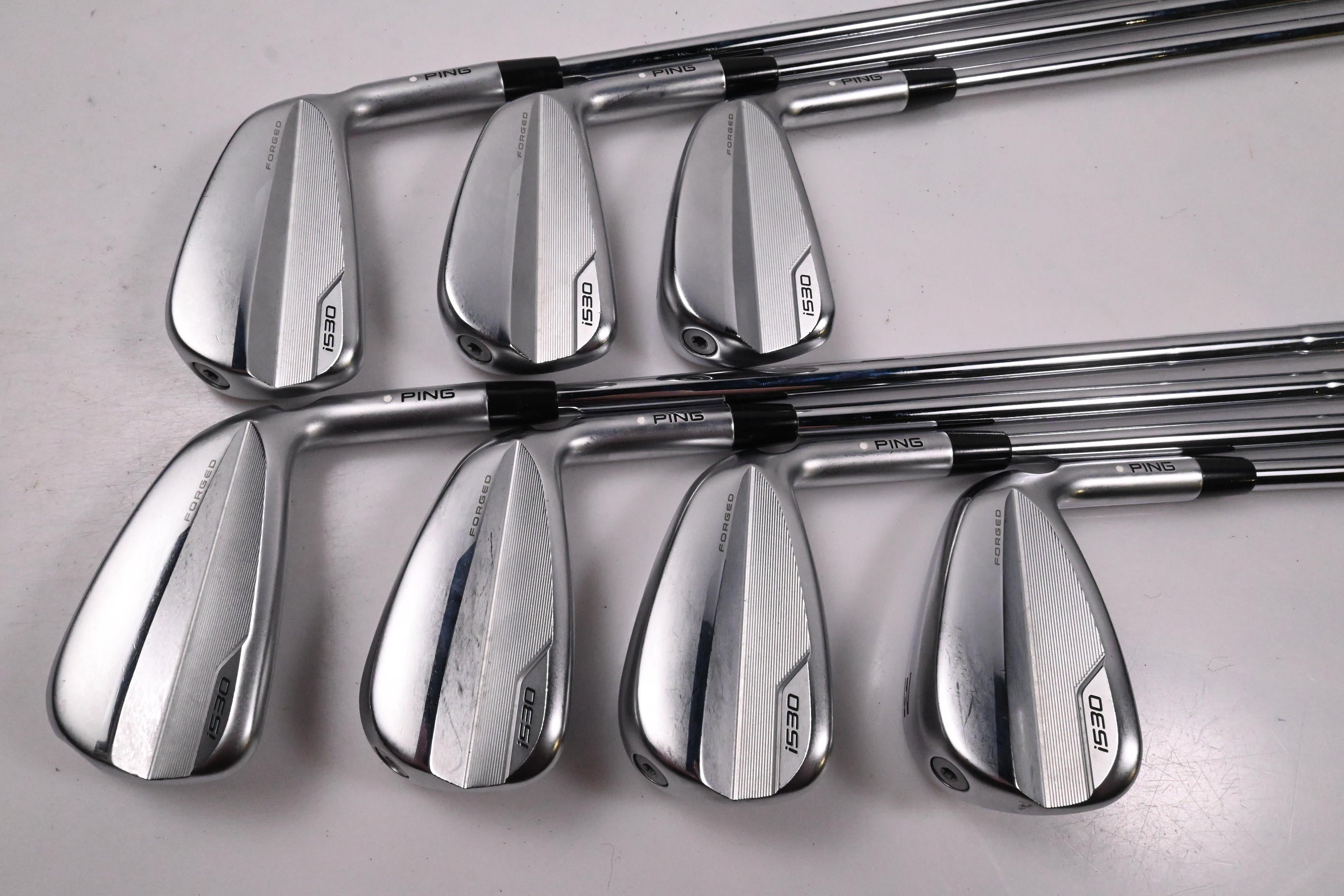 Ping i530 Irons / 4-PW / White Dot / Stiff Flex Dynamic Gold 120 S300 Shafts