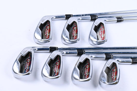 Callaway Diablo Forged Irons / 4-PW / Stiff Flex Project X Steel Shafts