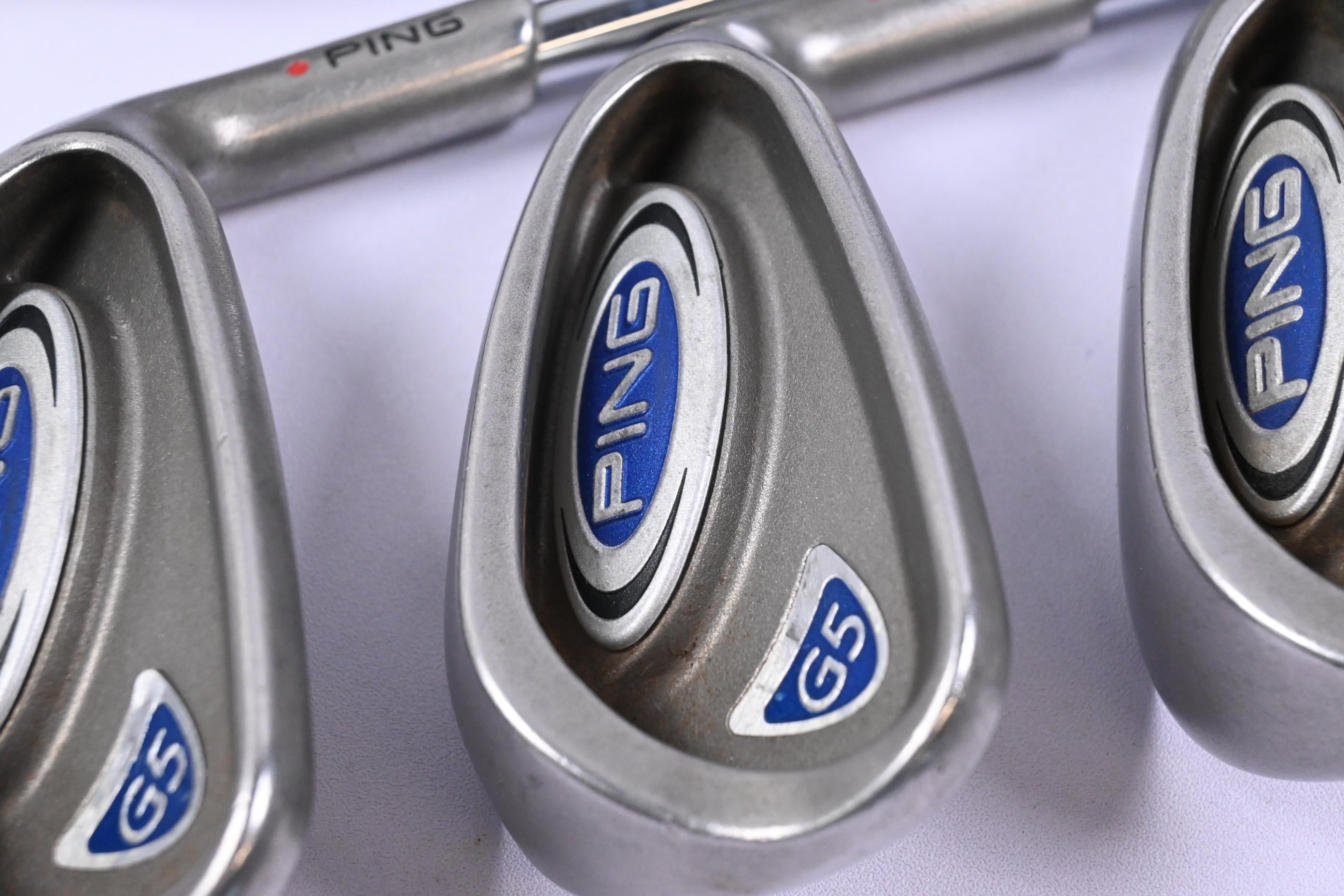 Ping G5 Irons / 6-PW+SW / Red Dot / Regular Flex Steel Shafts
