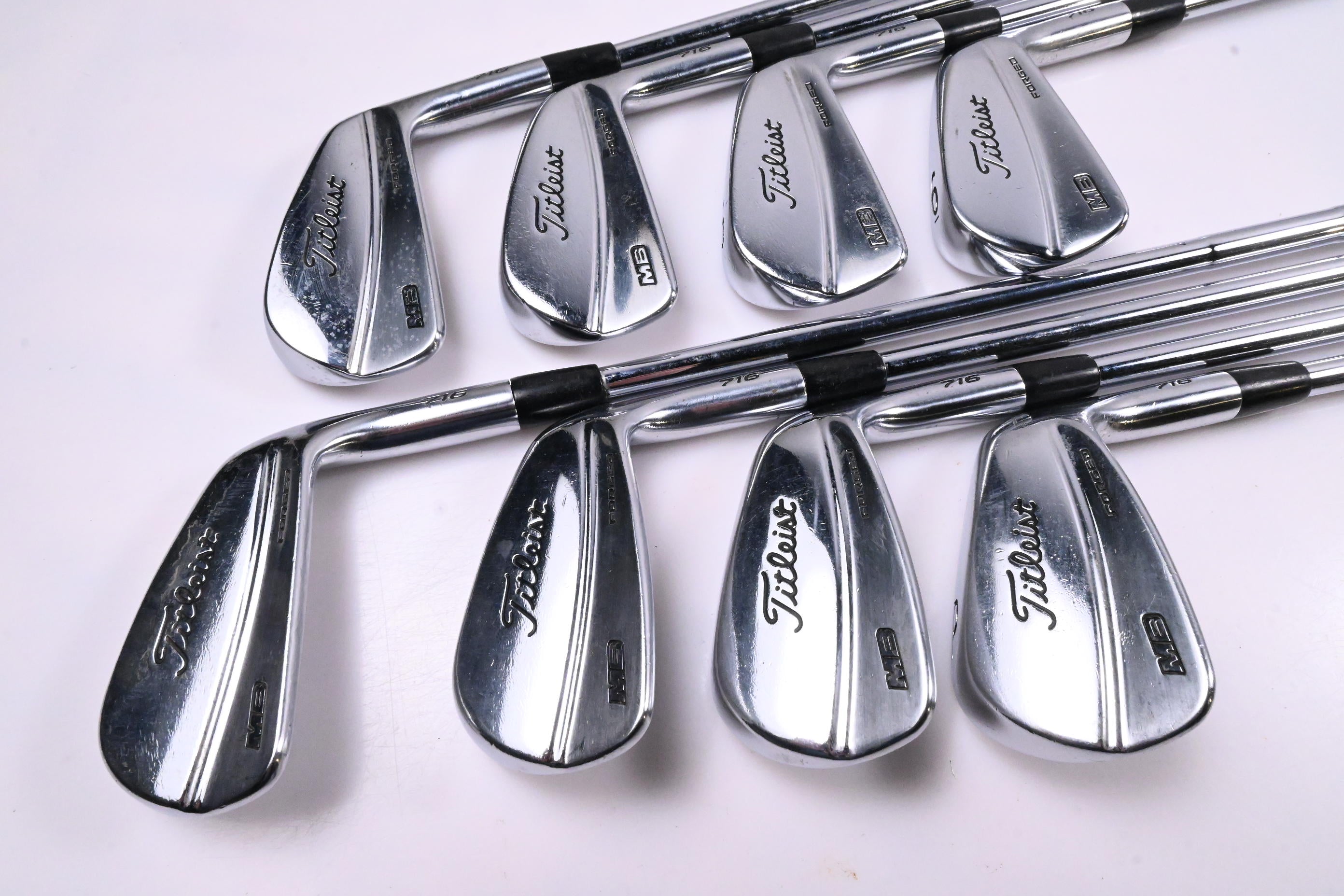 Titleist 716 MB Irons / 3-PW / Stiff Flex Dynamic Gold AMT S300 Shafts