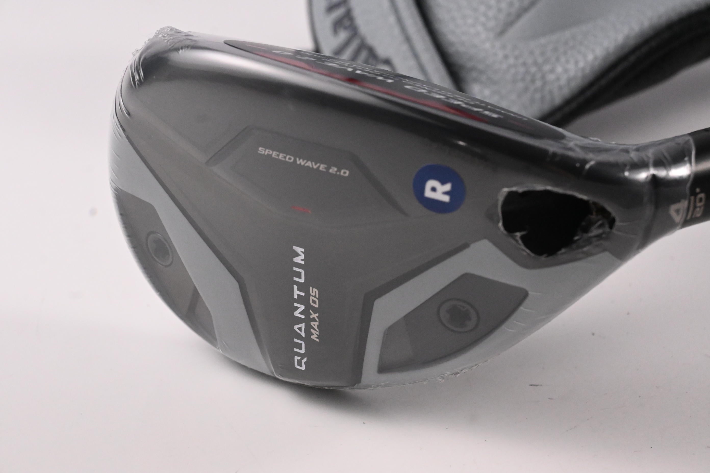 Callaway Quantum Max OS #4 Hybrid / 20 Degree / Regular Flex Denali Frost Silver