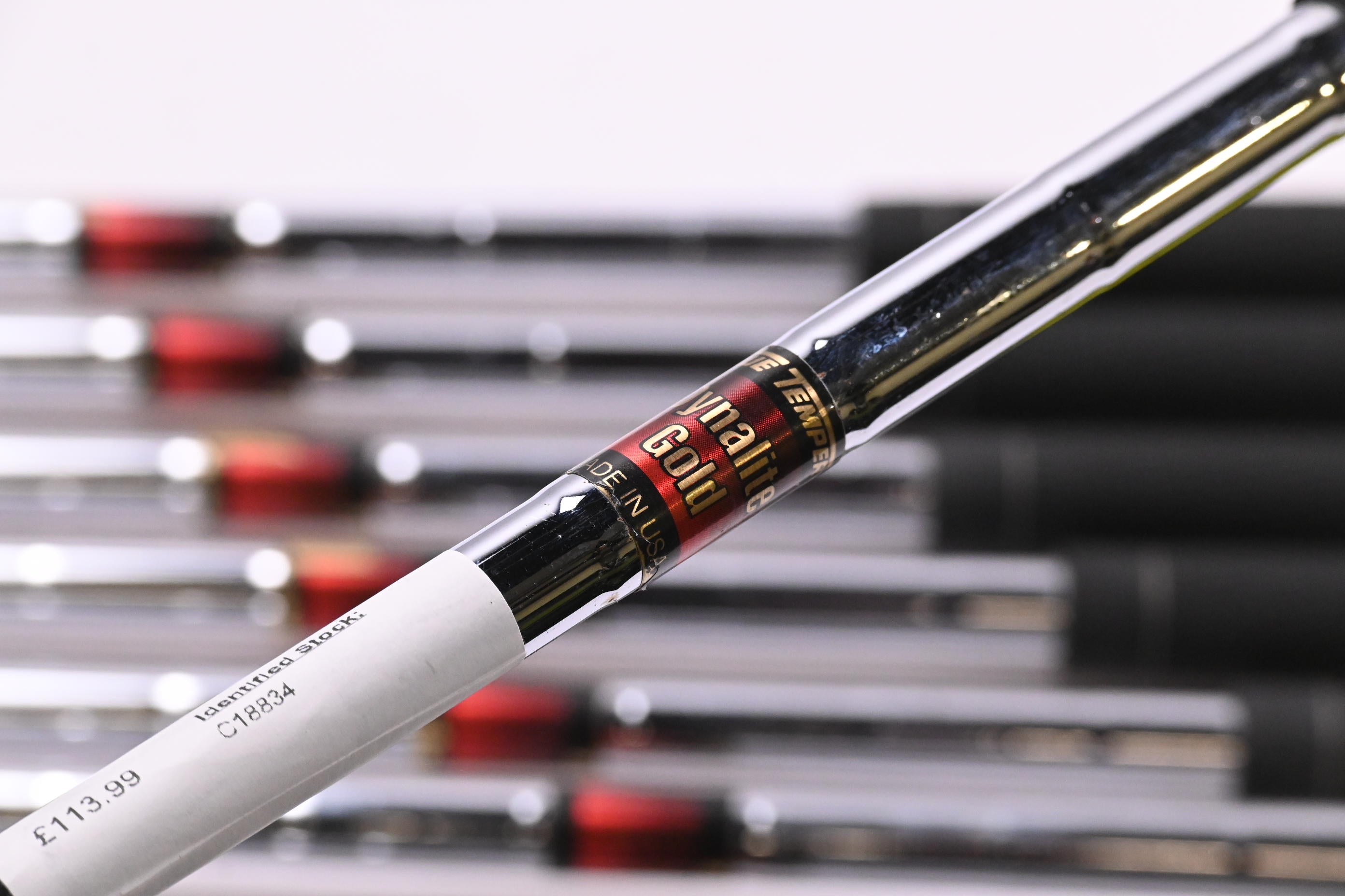 Maxfli Revolution Red Dot Irons / 3-PW / Regular Flex Dynalite Gold R300 Shafts