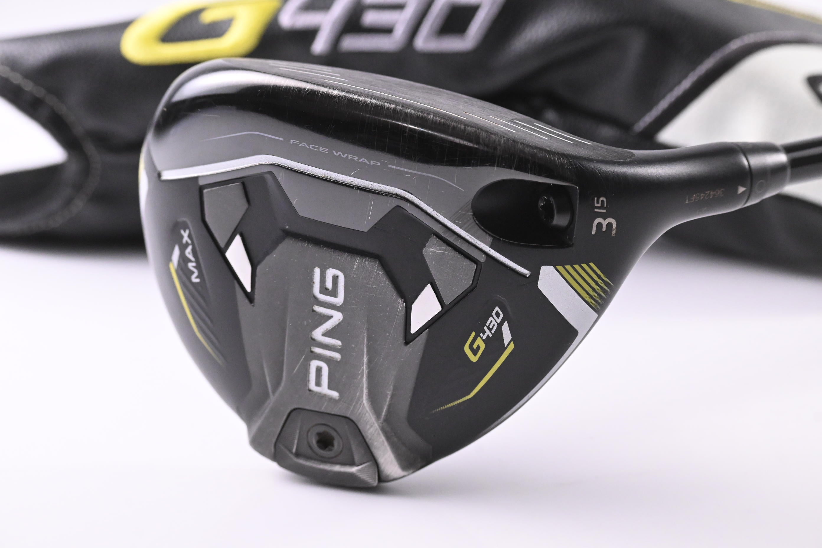 Ping G430 Max #3 Wood / 15 Degree / Stiff Flex HZRDUS Red Smoke RDX 70 Shaft