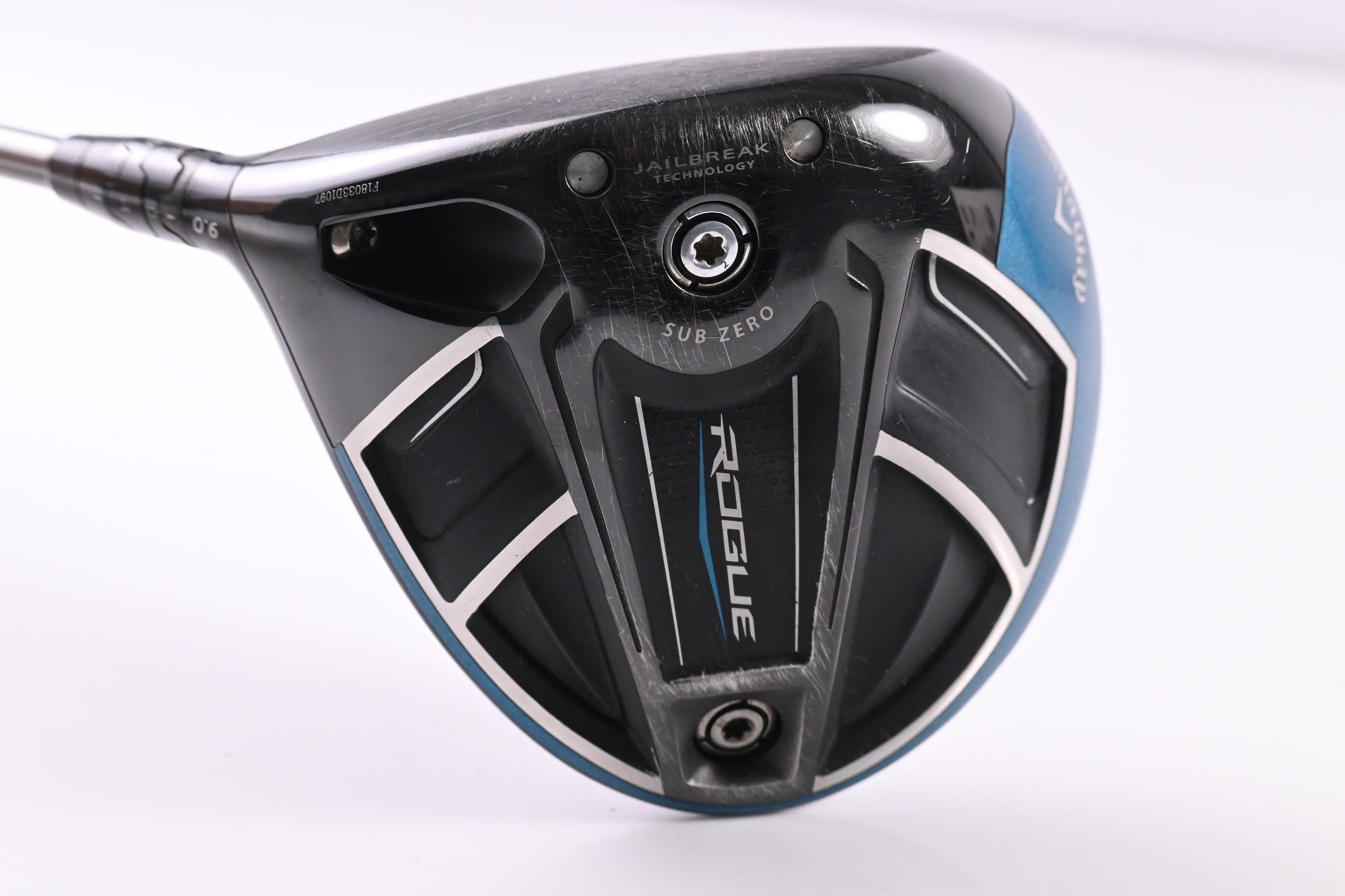 Left Hand Callaway Rogue Sub Zero Driver / 9 Degree / Stiff Flex Rogue M-AX 65