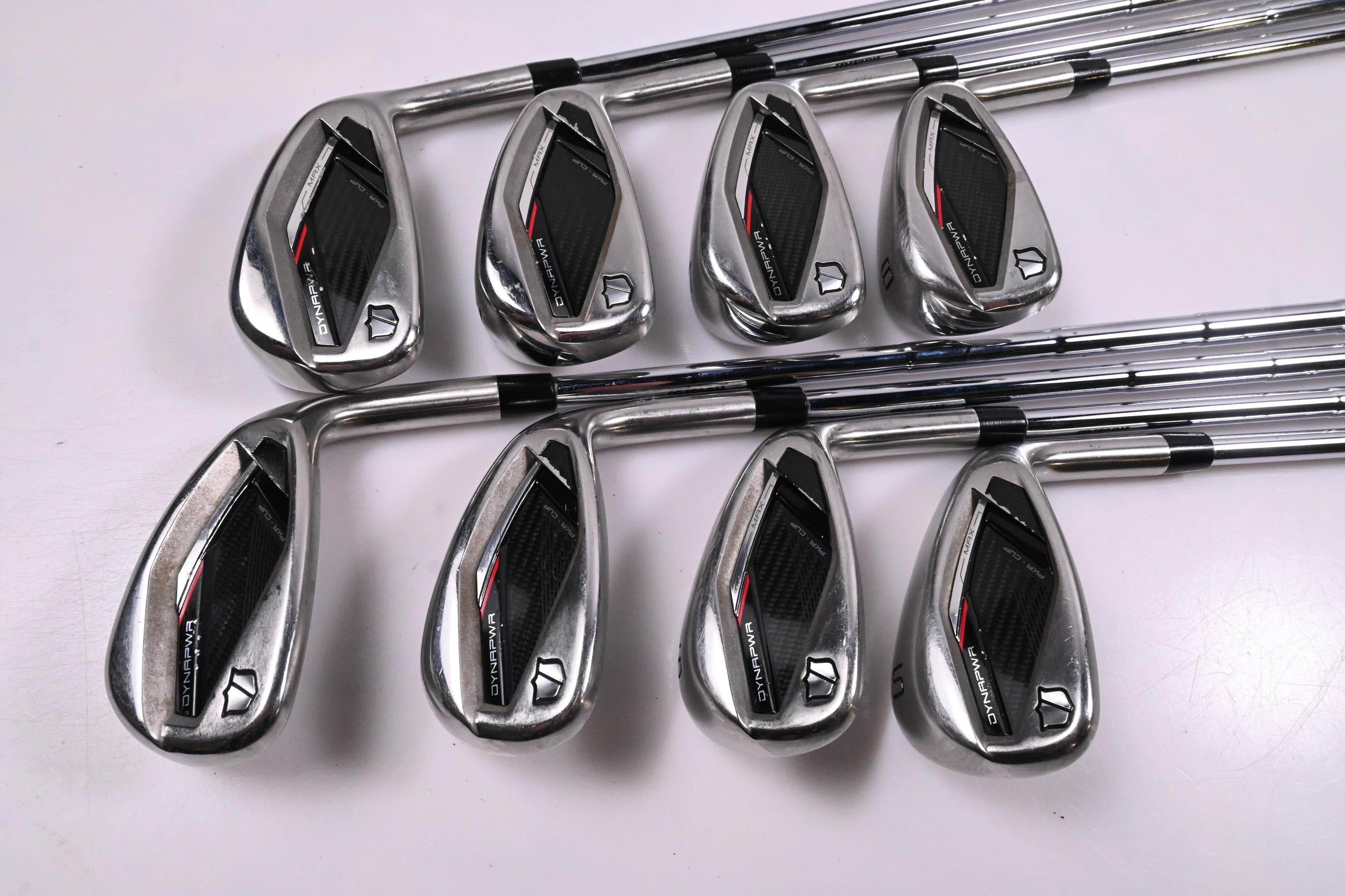 Wilson DYNAPWR Max 2025 Irons / 5-PW+GW+SW / Stiff Flex Dynamic Gold Mid 115