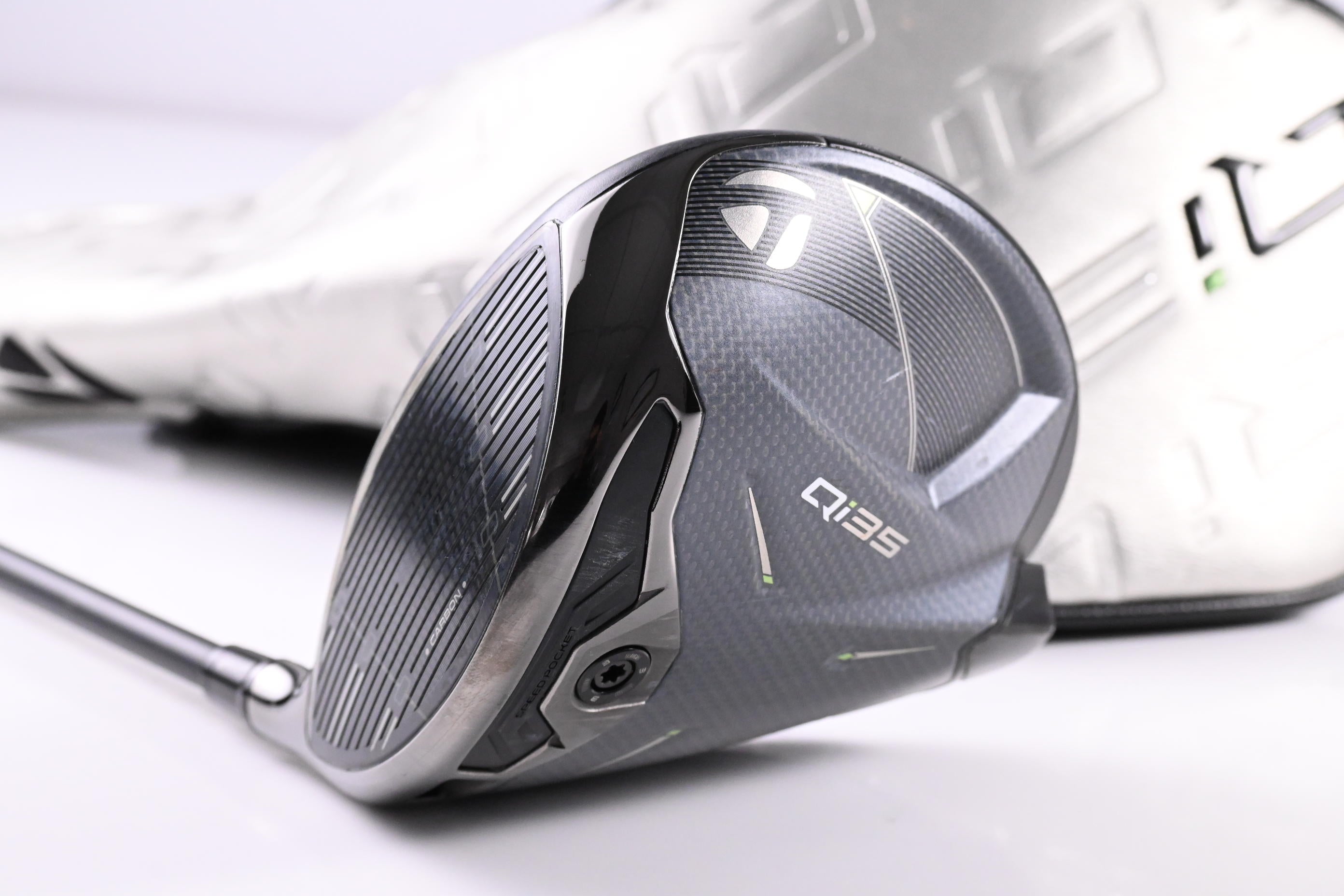 Left Hand Taylormade Qi35 Driver / 10.5 Degree / Regular Flex Ventus Blue 5
