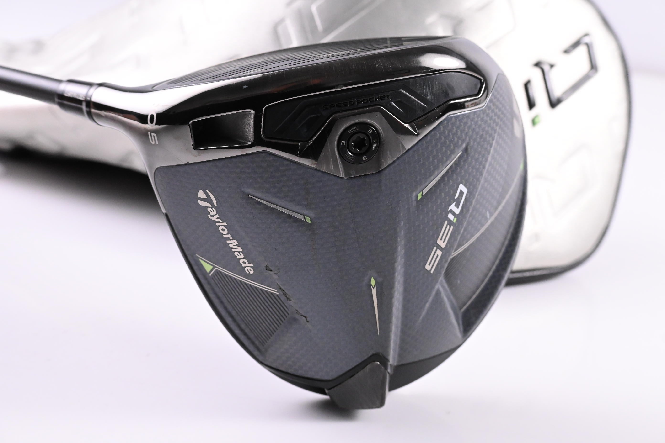 Left Hand Taylormade Qi35 Driver / 10.5 Degree / Regular Flex Ventus Blue 5