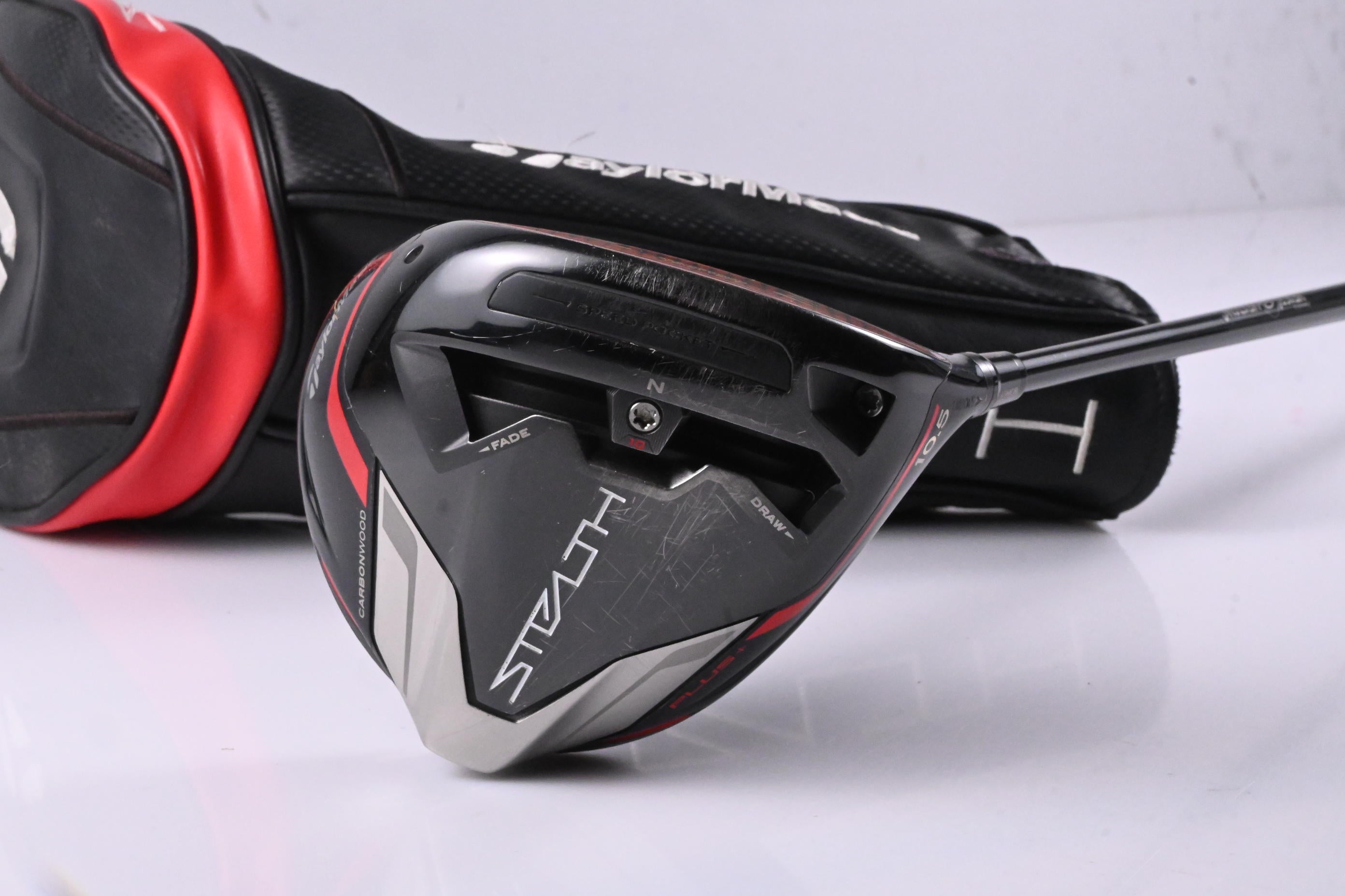 Taylormade Stealth Plus Driver / 10.5 Degree / Stiff Flex HZRDUS Smoke Red RDX