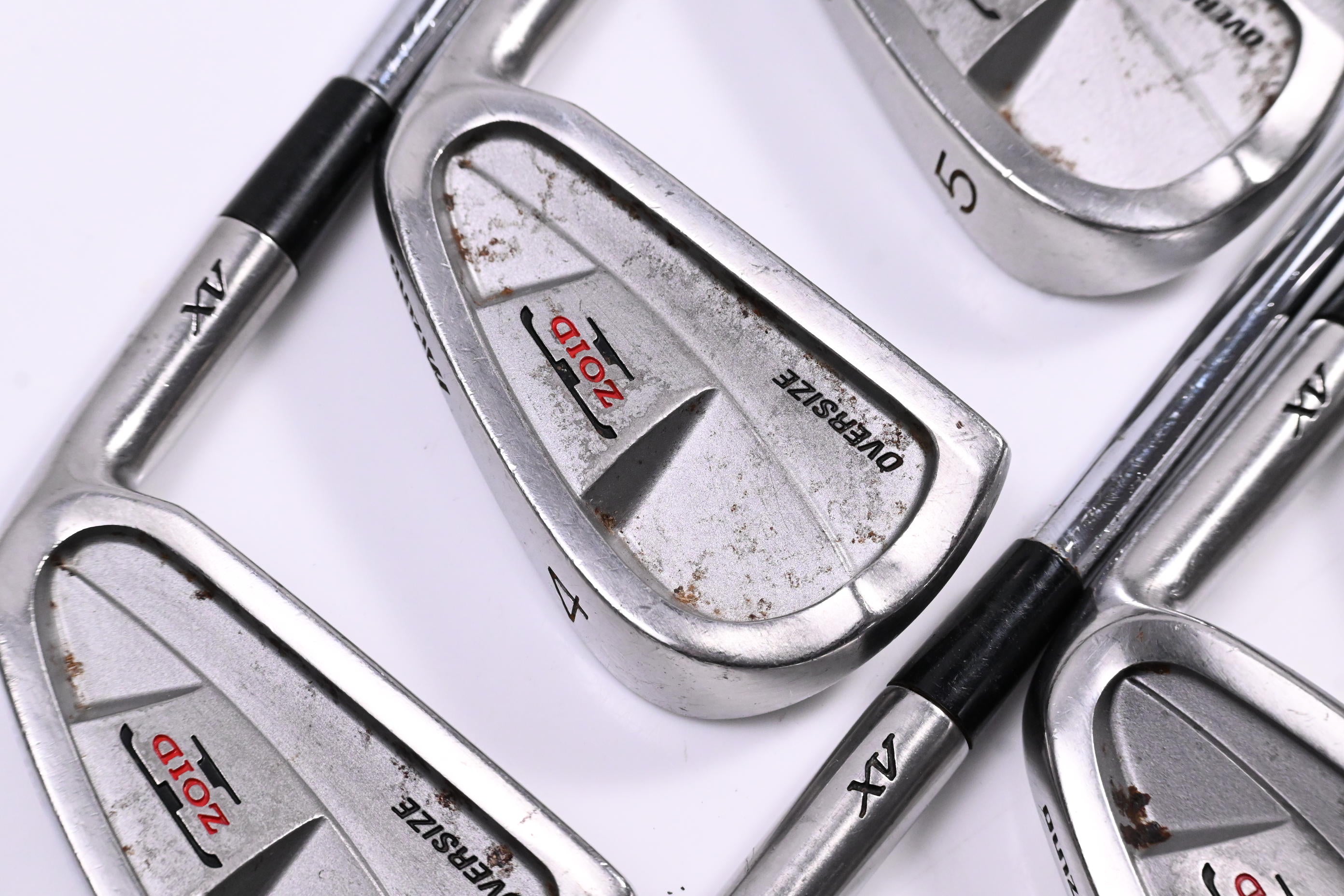 Mizuno T-Zoid O/S Irons / 3-PW+SW / Regular Flex Dynalite Gold R400 / No 7 Iron