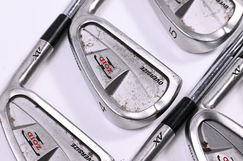 Mizuno T-Zoid O/S Irons / 3-PW+SW / Regular Flex Dynalite Gold R400 / No 7 Iron