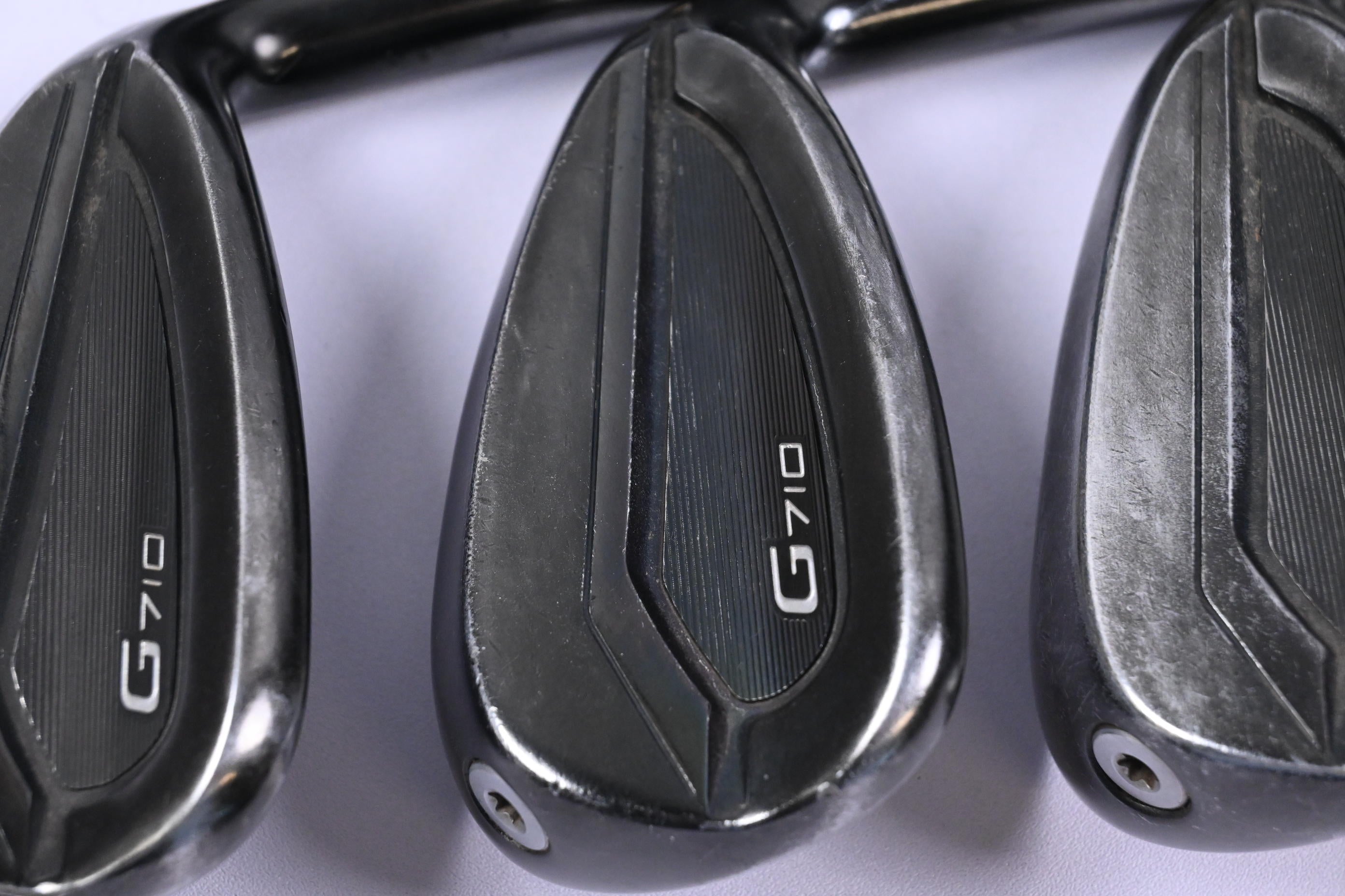 Ping G710 Irons / 6-PW+GW+SW / Black Dot / Senior Flex Recoil ES 760 Shafts