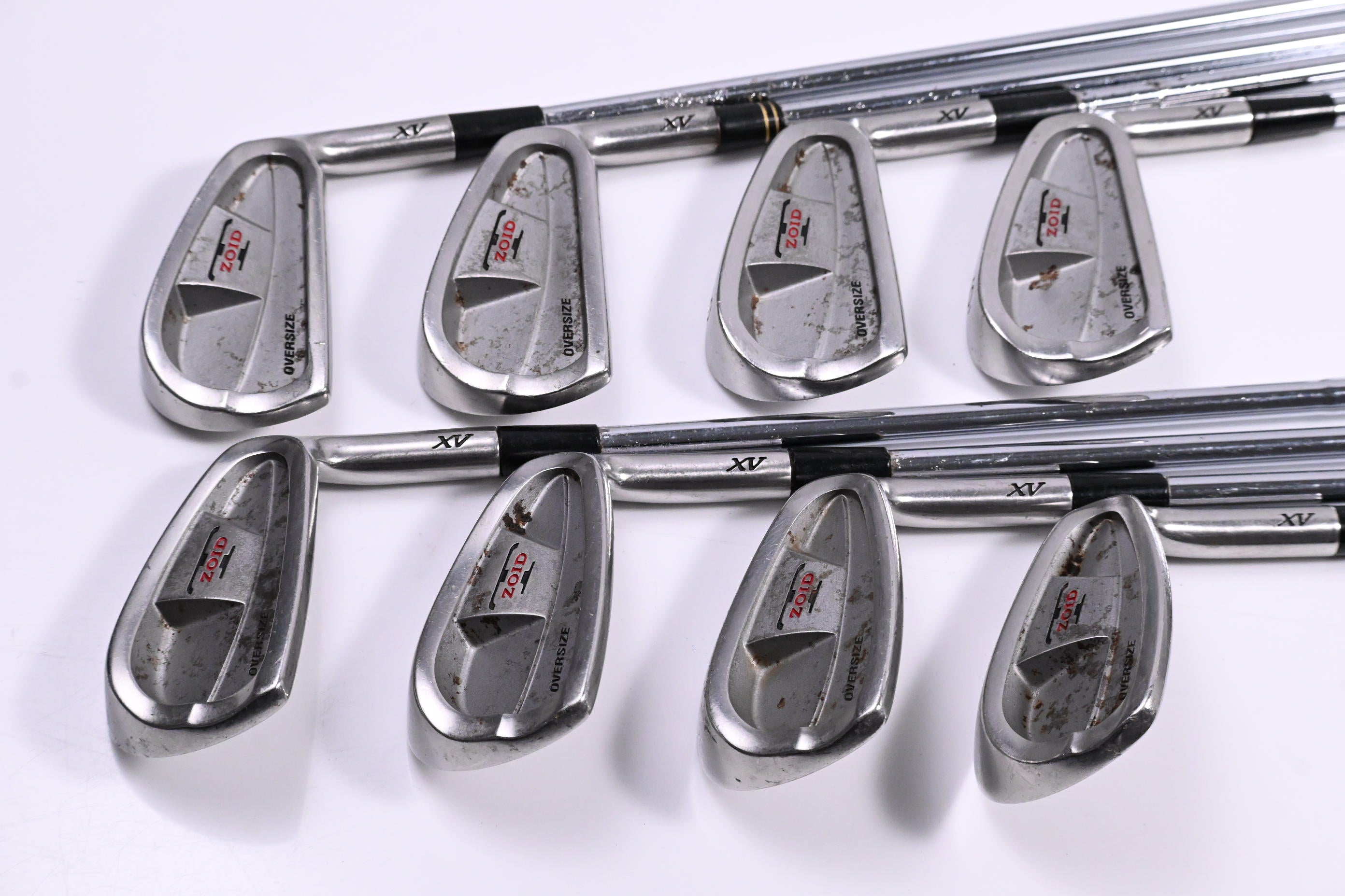 Mizuno T-Zoid O/S Irons / 3-PW+SW / Regular Flex Dynalite Gold R400 / No 7 Iron
