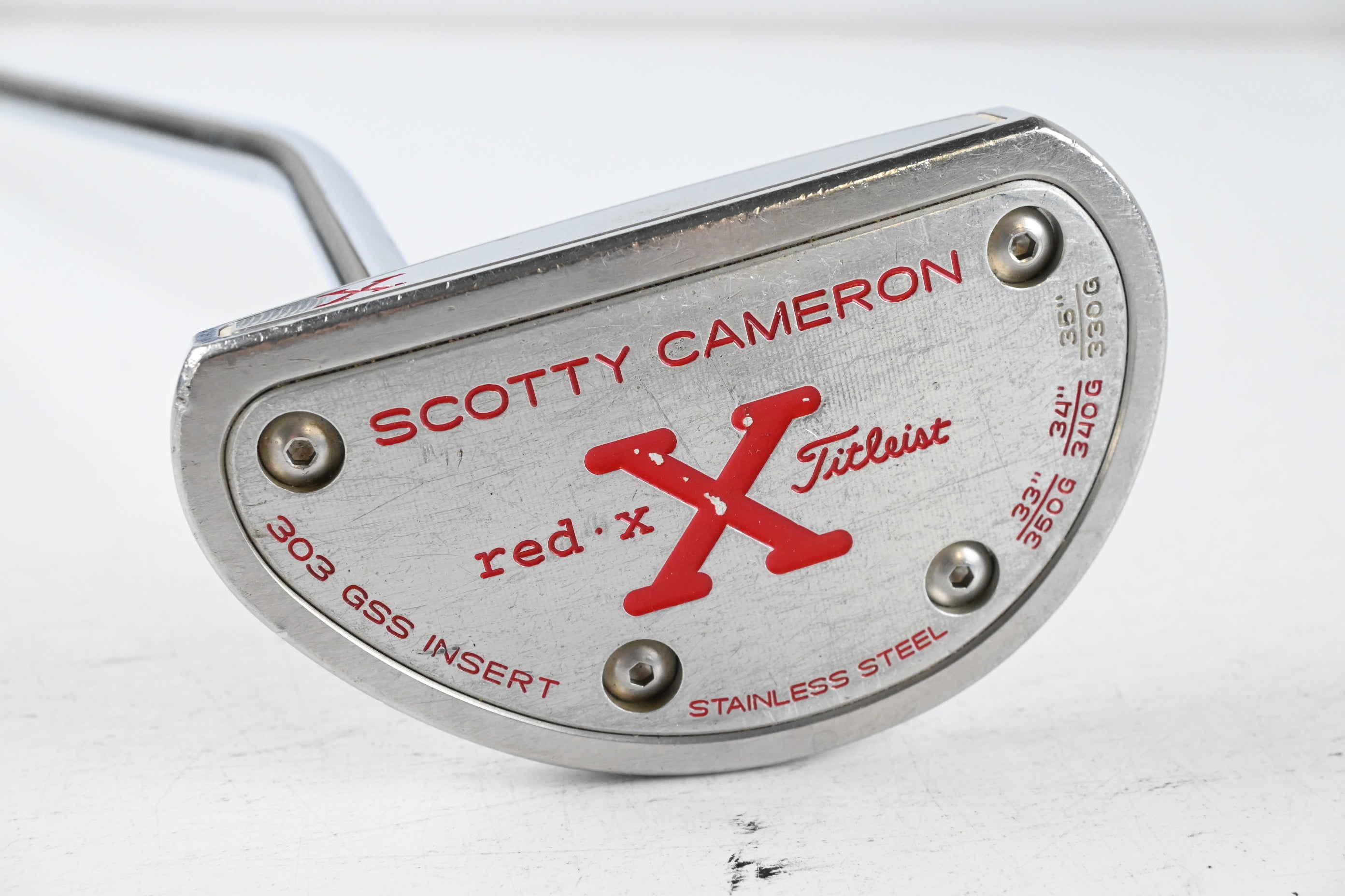 Left Hand Scotty Cameron Red X Putter / 35 Inch