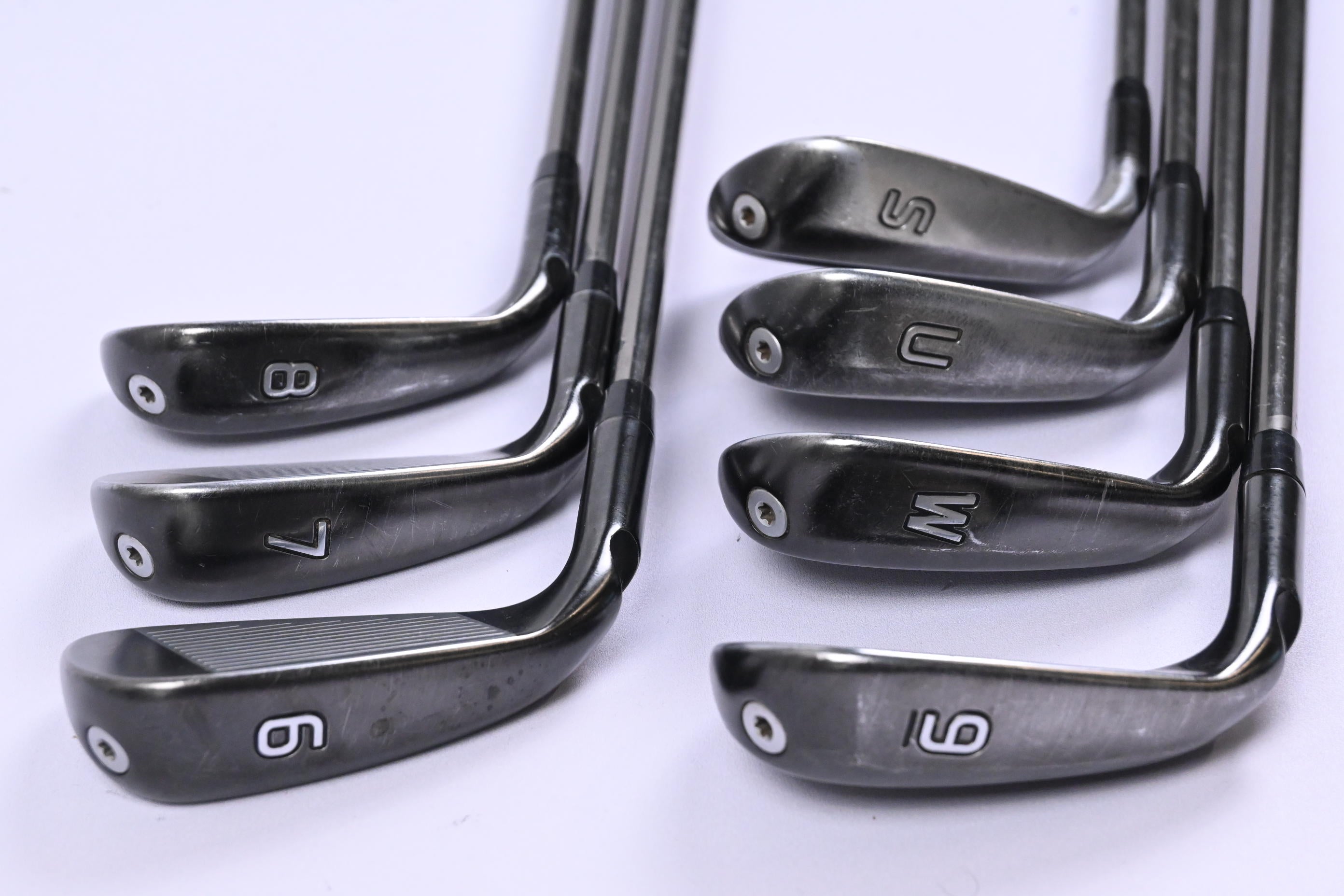 Ping G710 Irons / 6-PW+GW+SW / Black Dot / Senior Flex Recoil ES 760 Shafts