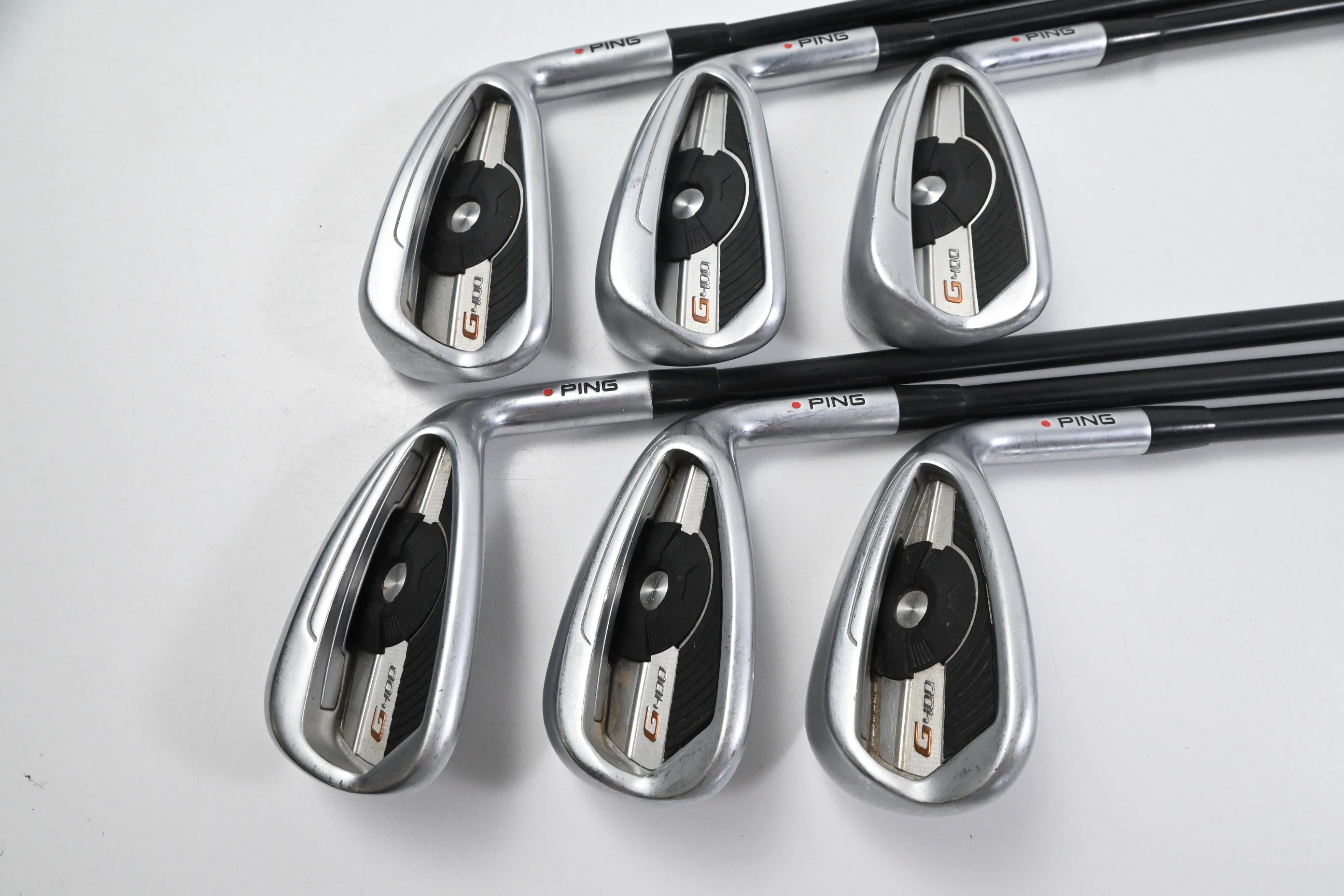 Ping G400 Irons / 6-PW+SW / Orange Dot / Senior Flex Alta CB Shafts
