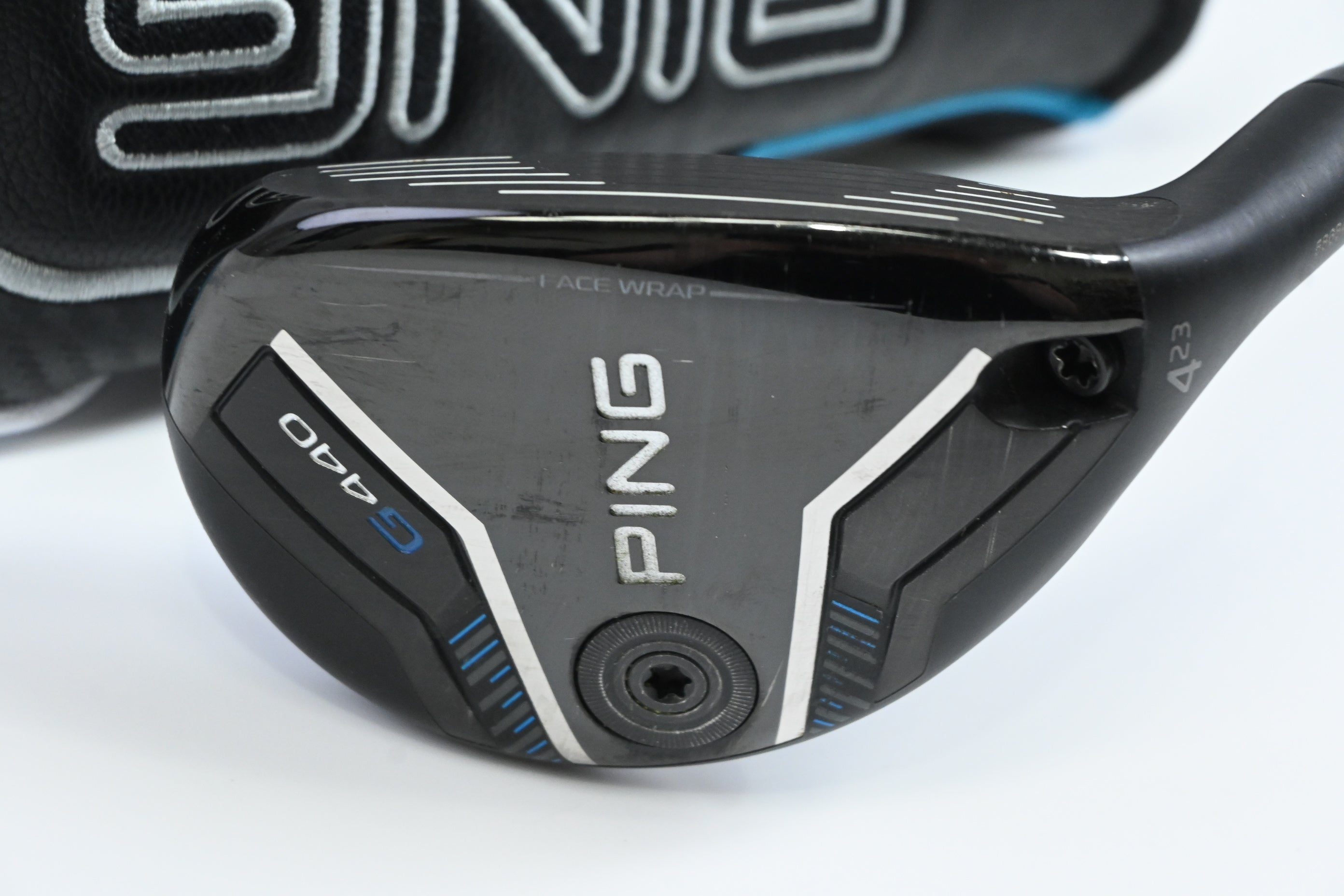 Ping G440 #4 Hybrid / 23 Degree / Stiff Flex Ping Alta CB Blue 70 Shaft