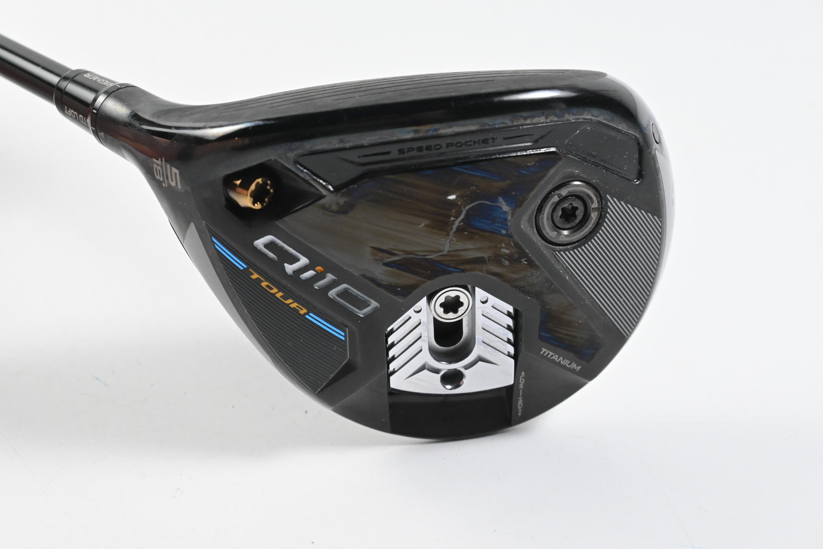 Left Hand Taylormade Qi10 Tour #5 Wood / 18 Degree / X-Flex Kai'li Red 75 Shaft