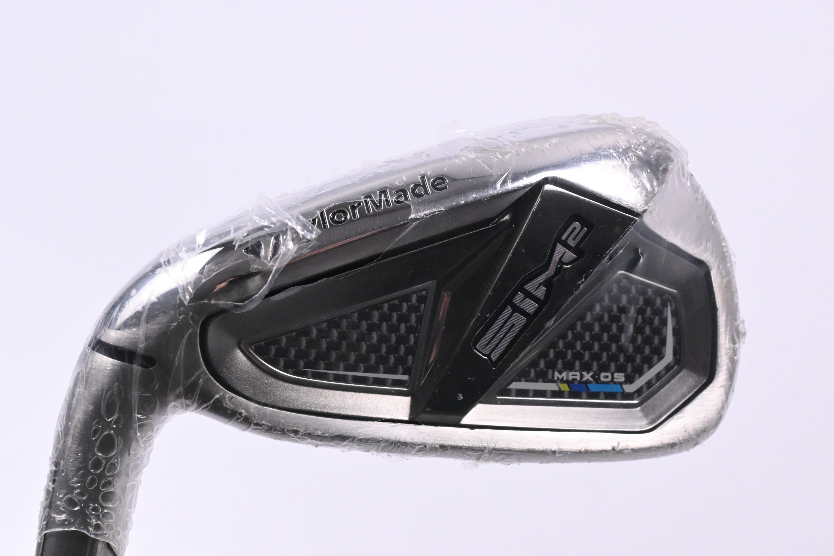 Left Hand Taylormade SIM2 Max OS #7 Iron / Stiff Flex Ventus Blue 7 Shaft
