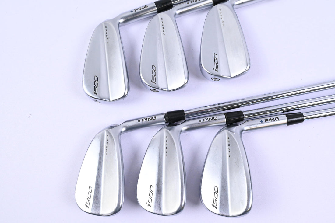 Ping i500 Irons / 5-PW / Blue Dot / Regular Flex Ping AWT 2.0 Shafts