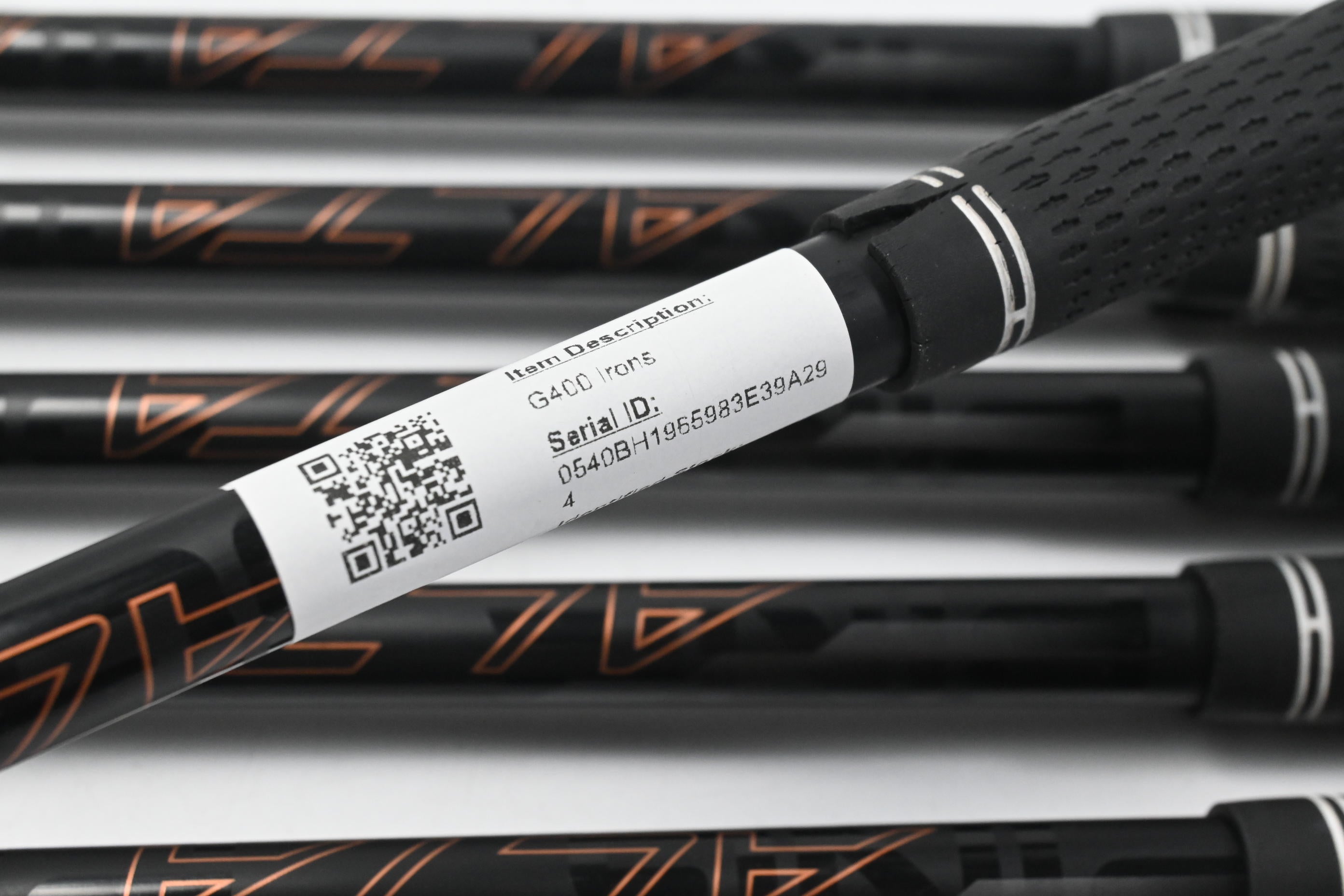 Ping G400 Irons / 6-PW+SW / Orange Dot / Senior Flex Alta CB Shafts