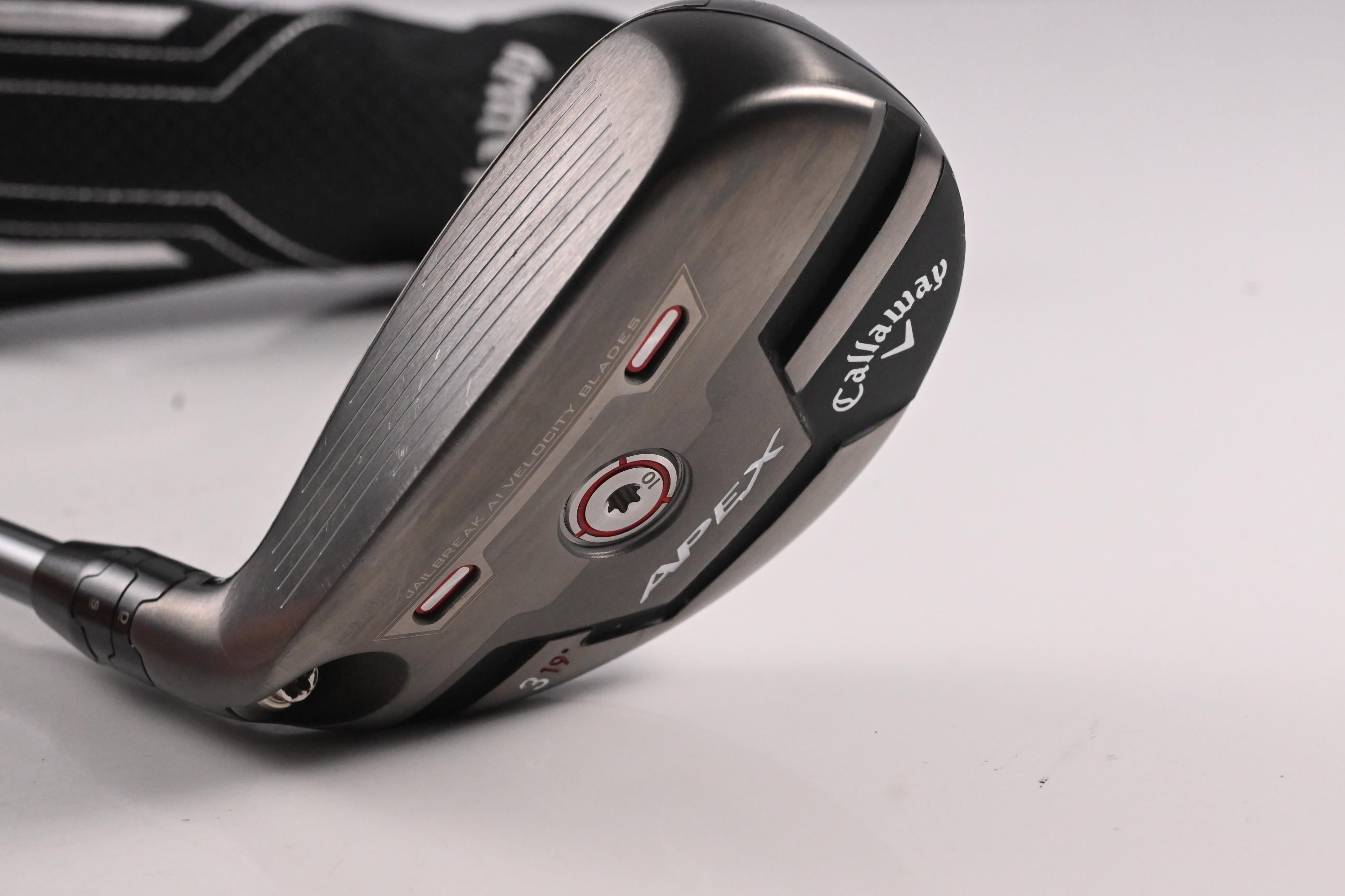 Left Hand Callaway Apex 21 #3 Hybrid / 19 Degree / Regular Flex HZRDUS Silver 65