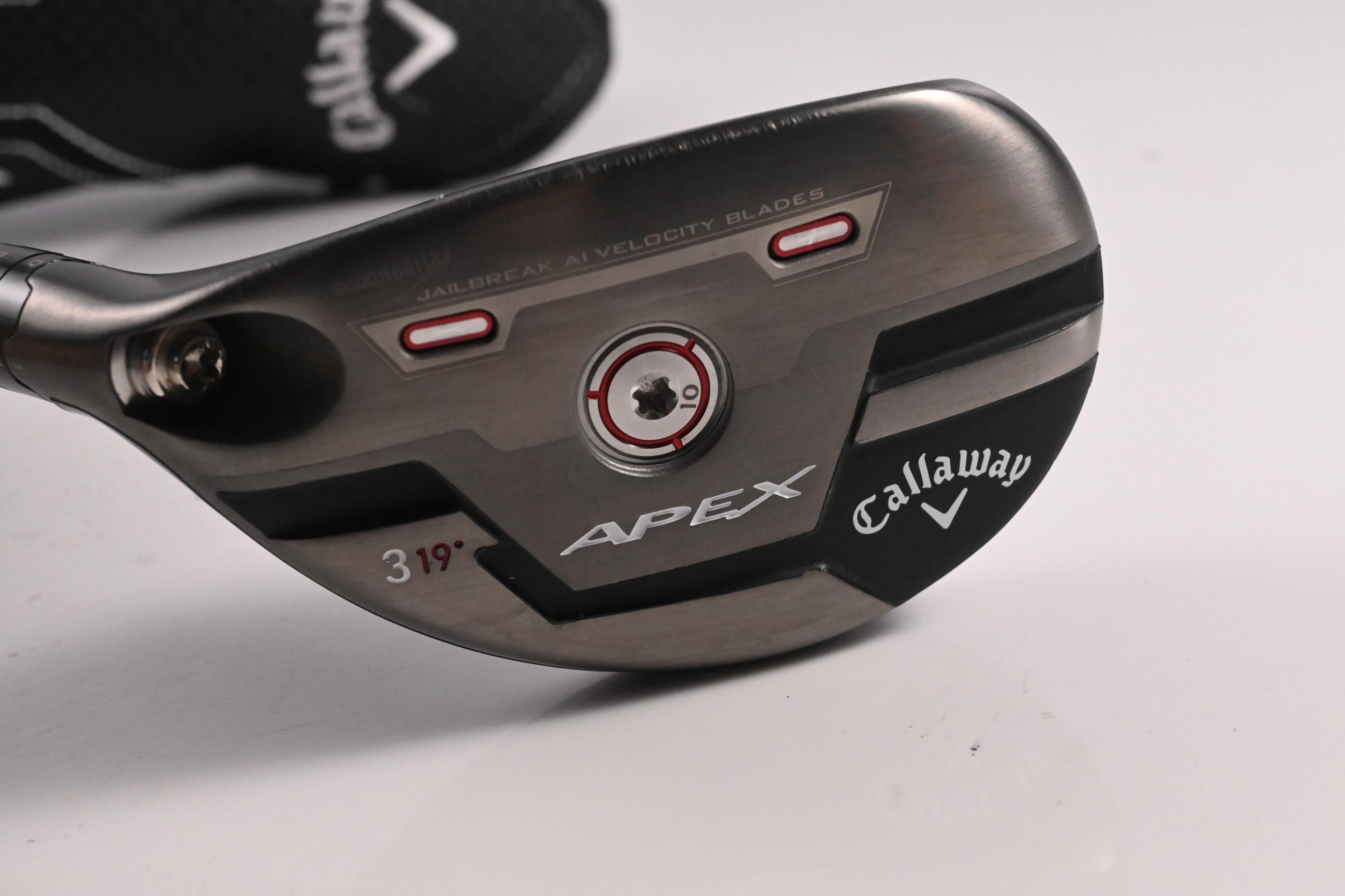 Left Hand Callaway Apex 21 #3 Hybrid / 19 Degree / Regular Flex HZRDUS Silver 65