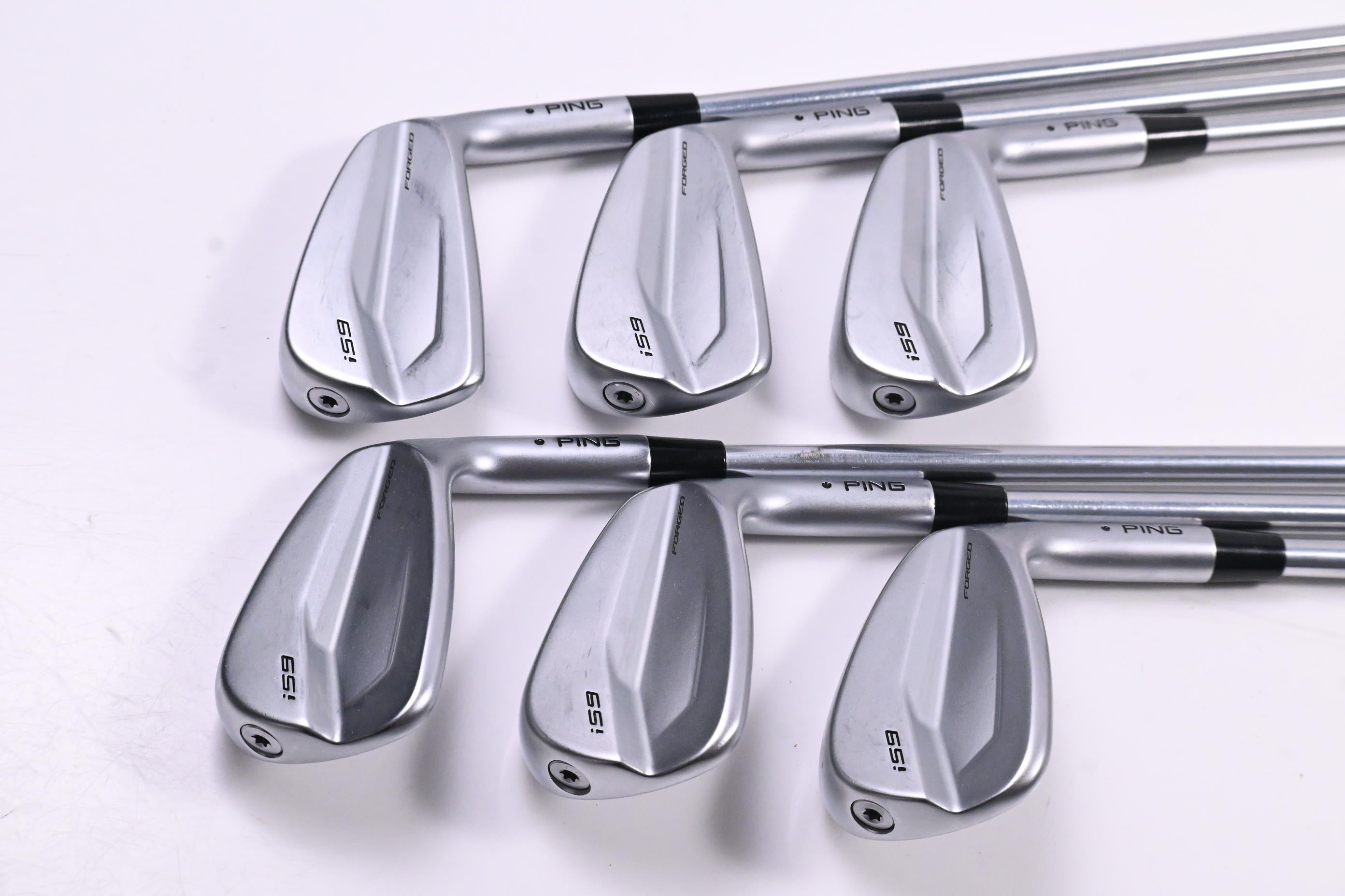 Ping i59 Irons / 5-PW / Black Dot / Stiff Flex Project X LS 120 Shafts