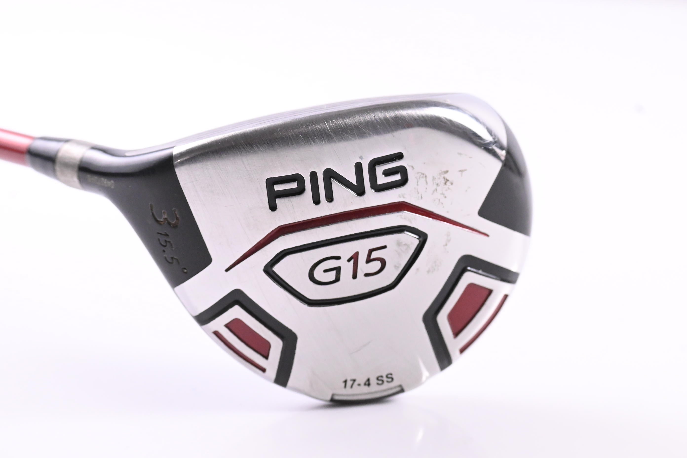Left Hand Ping G15 #3 Wood / 15.5 Degree / Regular Flex Ping TFC 149 Shaft