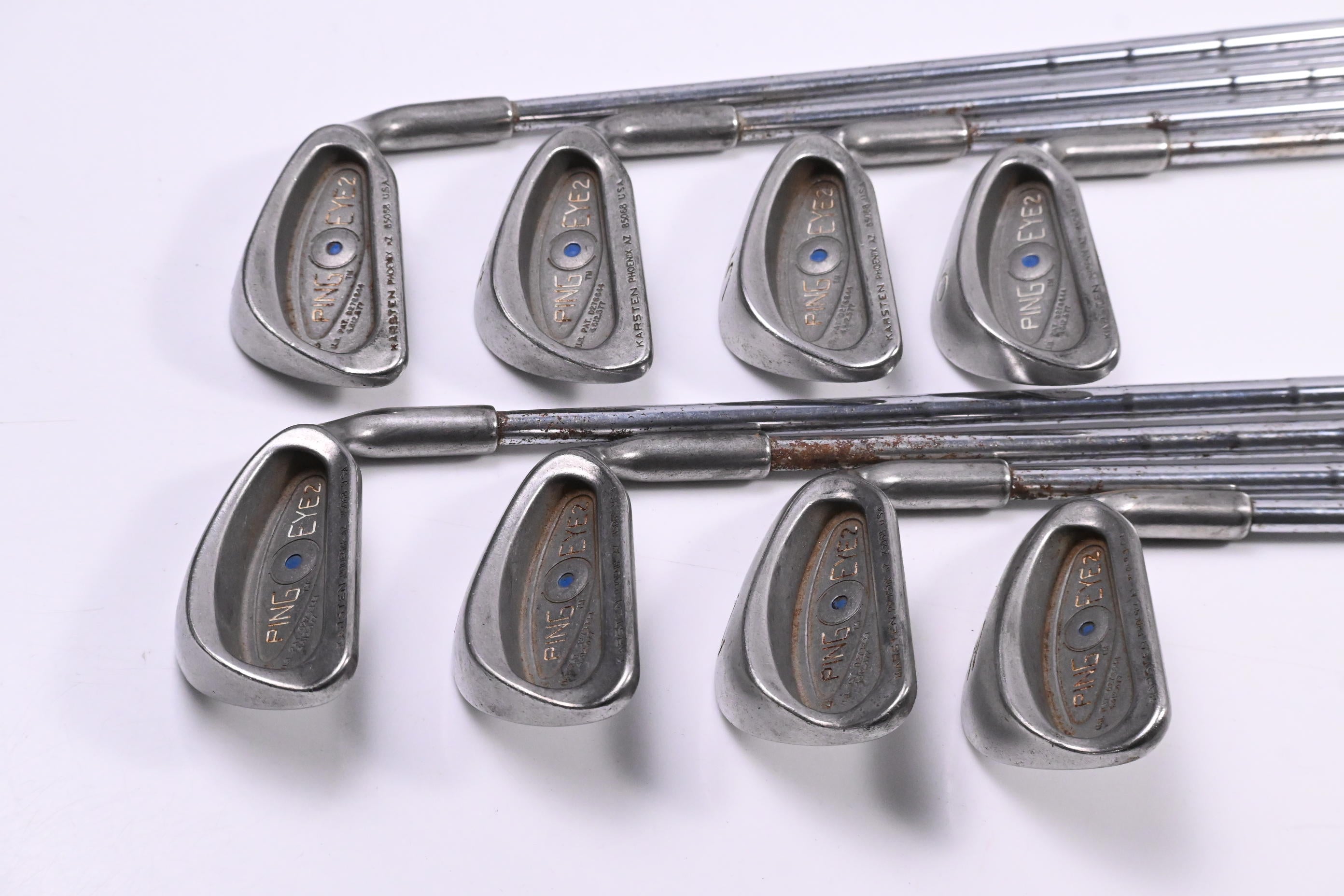 Ping Eye 2 Irons / 3-PW+SW / Blue Dot / Stiff Flex Ping Shafts