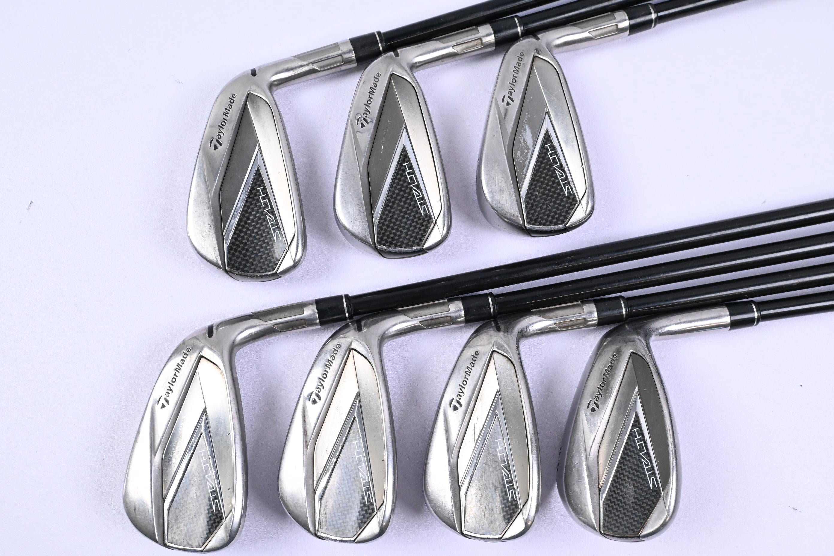 Taylormade Stealth Irons / 5-PW+SW / Regular Flex Fujikura Ventus Red 6 Shafts