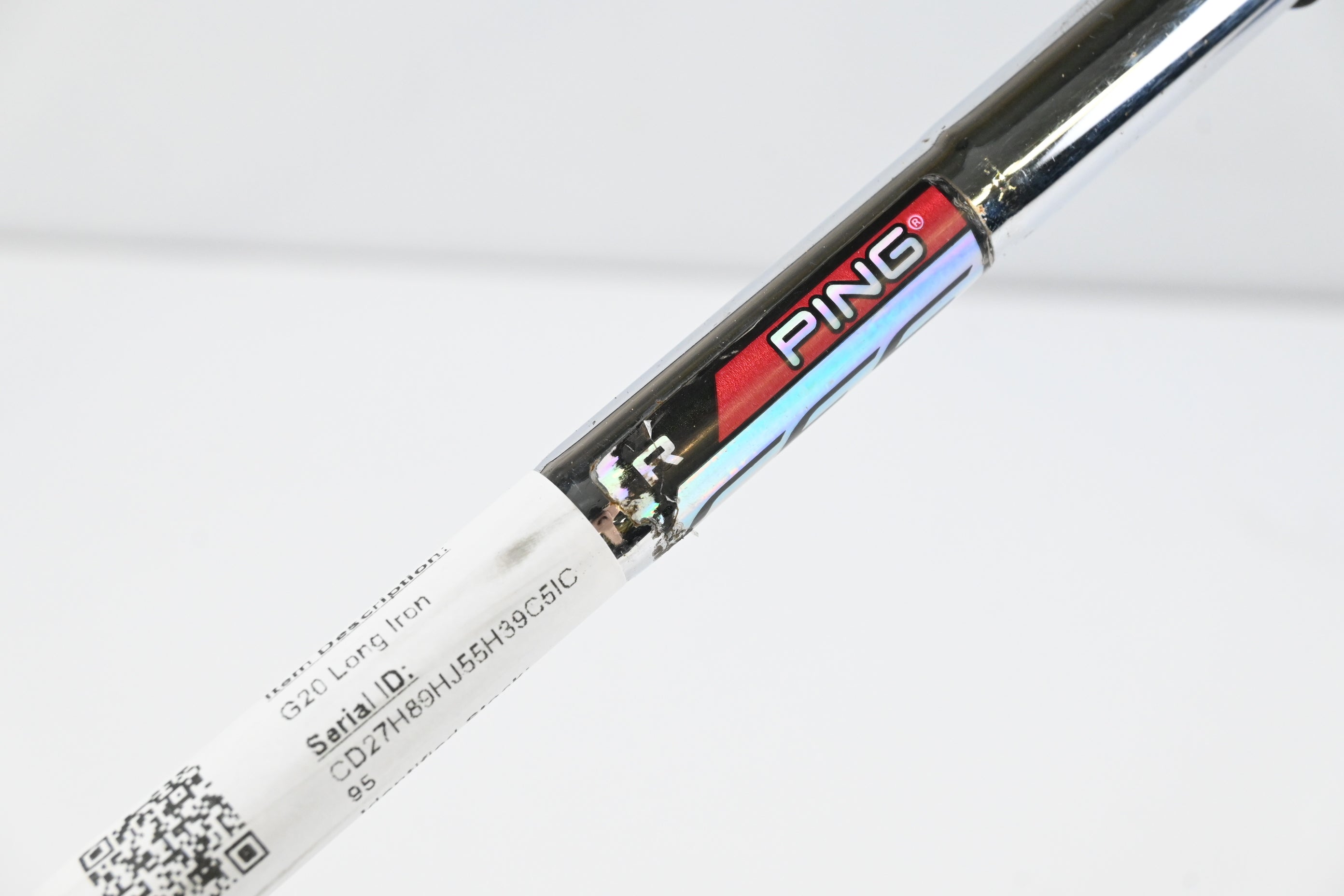 Ping G20 #4 Iron / 23 Degree / Green Dot / Regular Flex Ping CFS Steel Shaft