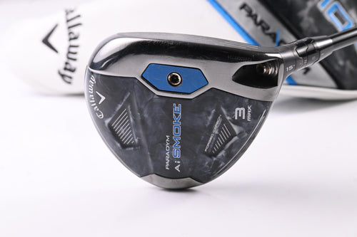 Callaway Paradym Ai Smoke Max #3 Wood / 15 Degree / X-Flex Denali Black 70 Shaft