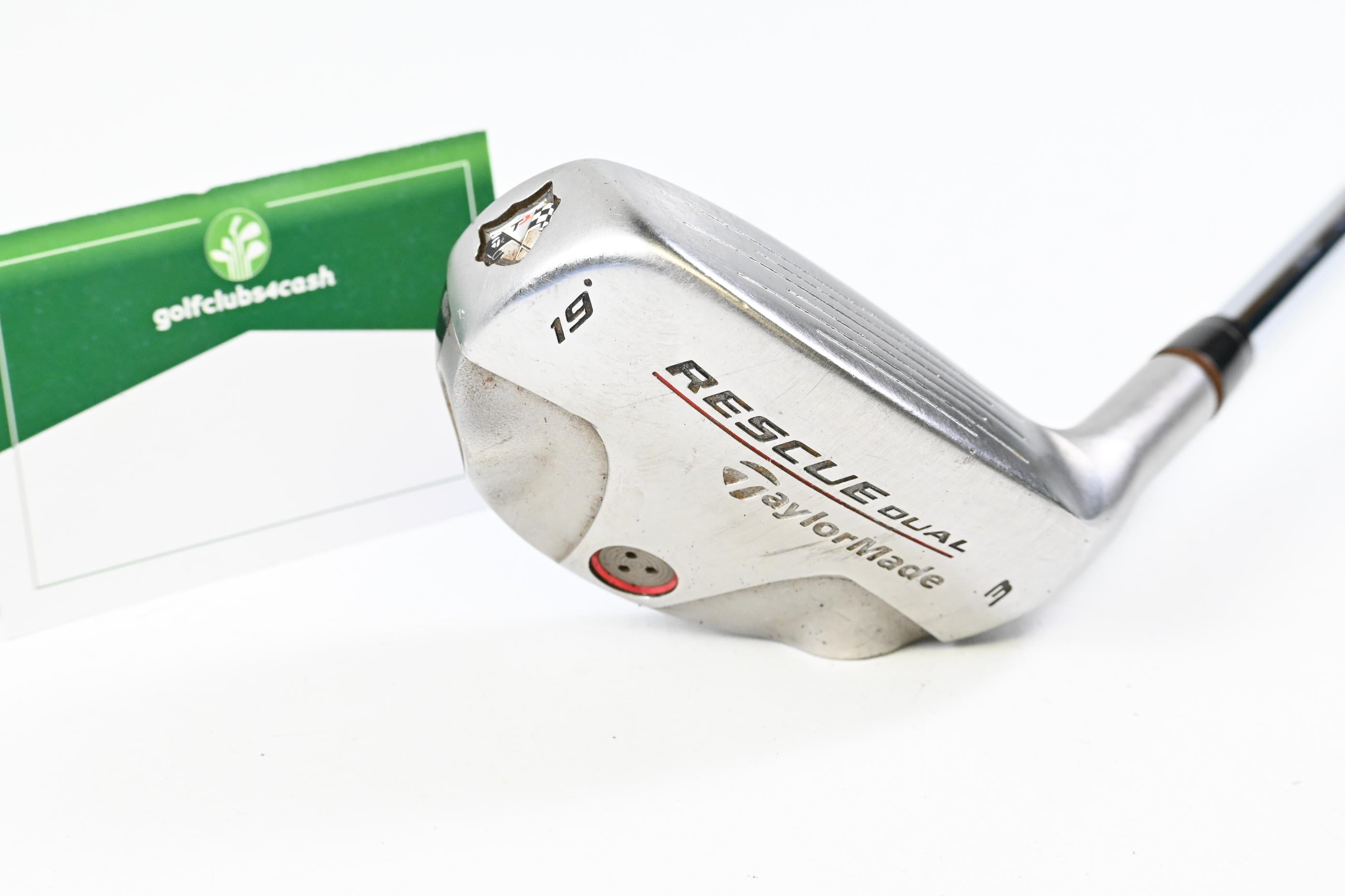 Taylormade Rescue Dual #3 Hybrid / 19 Degree / Stiff Flex KBS Tour Shaft