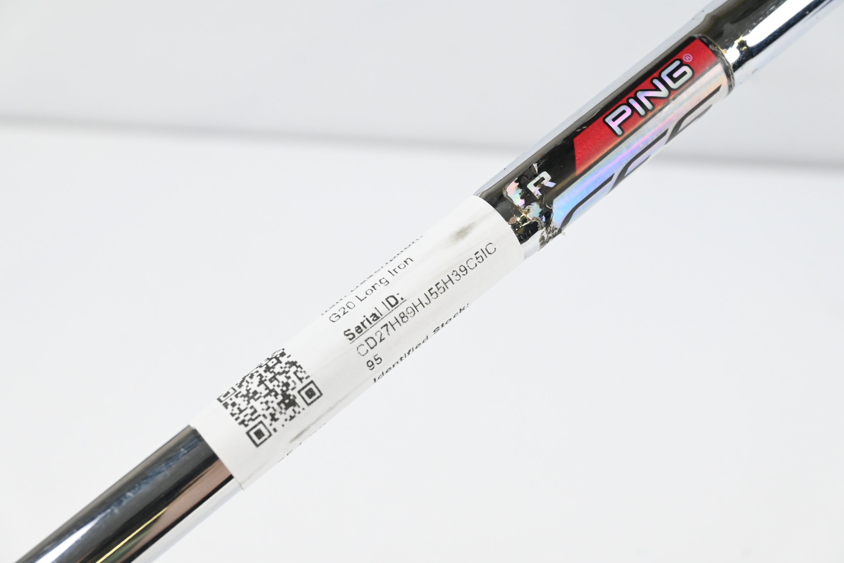 Ping G20 #4 Iron / 23 Degree / Green Dot / Regular Flex Ping CFS Steel Shaft