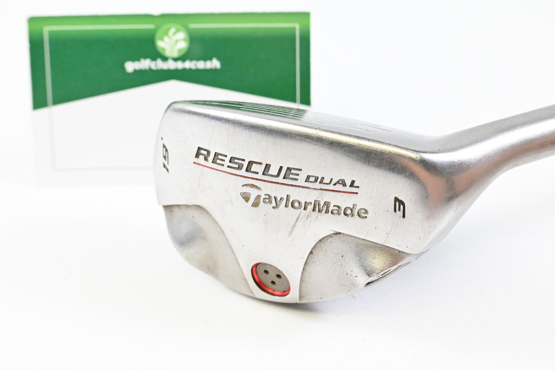 Taylormade Rescue Dual #3 Hybrid / 19 Degree / Stiff Flex KBS Tour Shaft