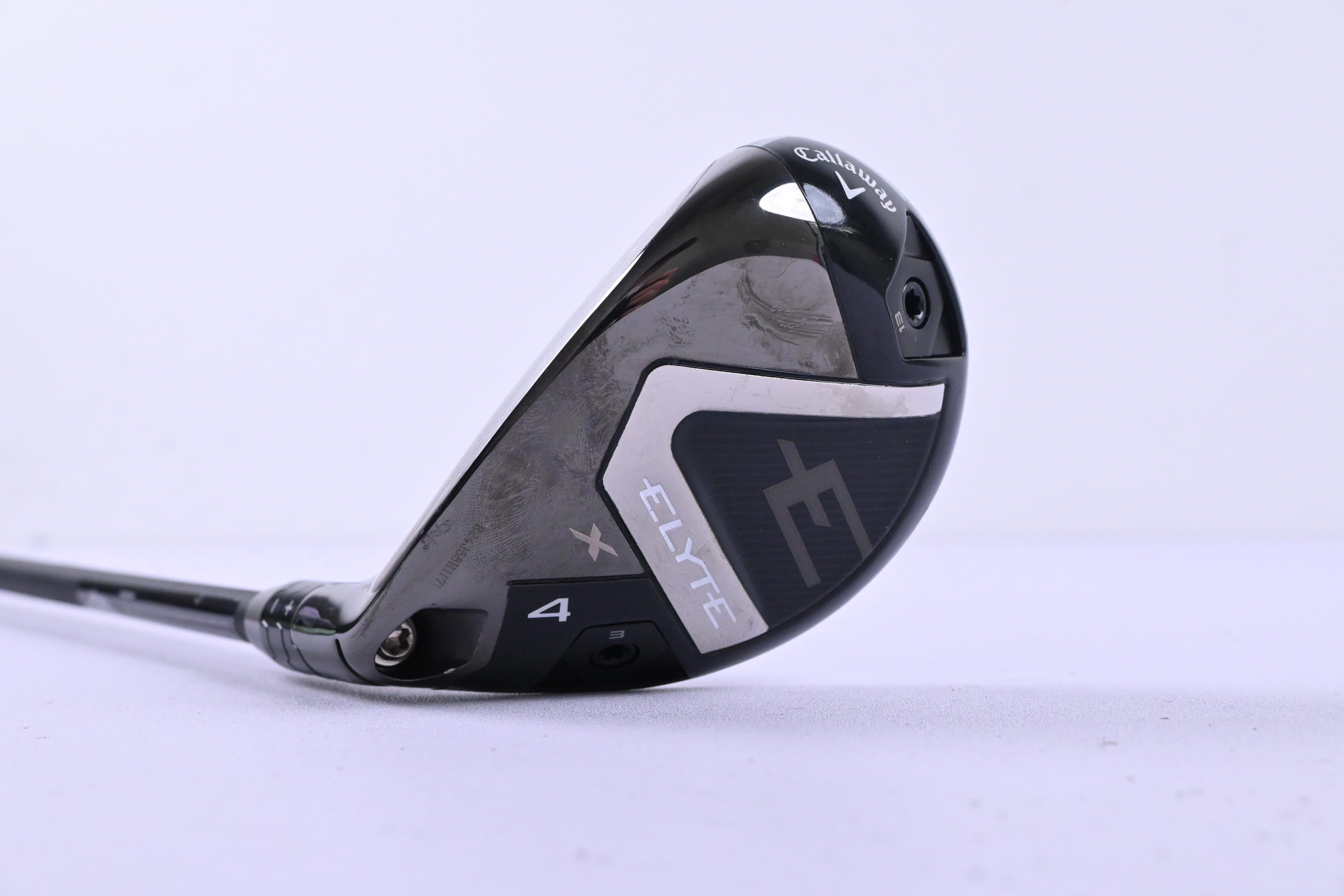 Left Hand Callaway Elyte X #4 Hybrid / 21 Degree / Senior Flex Vanquish 5 Shaft