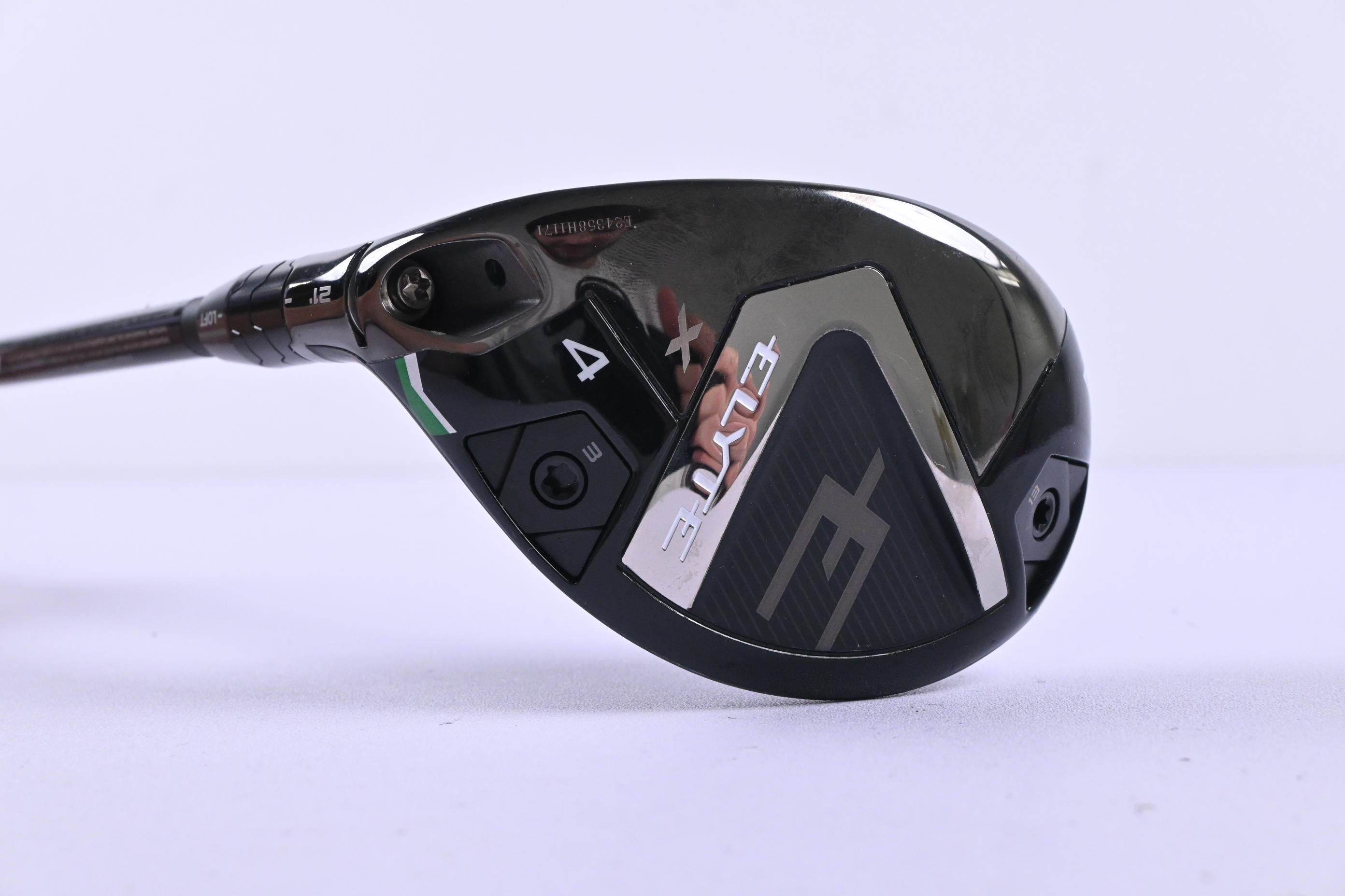 Left Hand Callaway Elyte X #4 Hybrid / 21 Degree / Senior Flex Vanquish 5 Shaft
