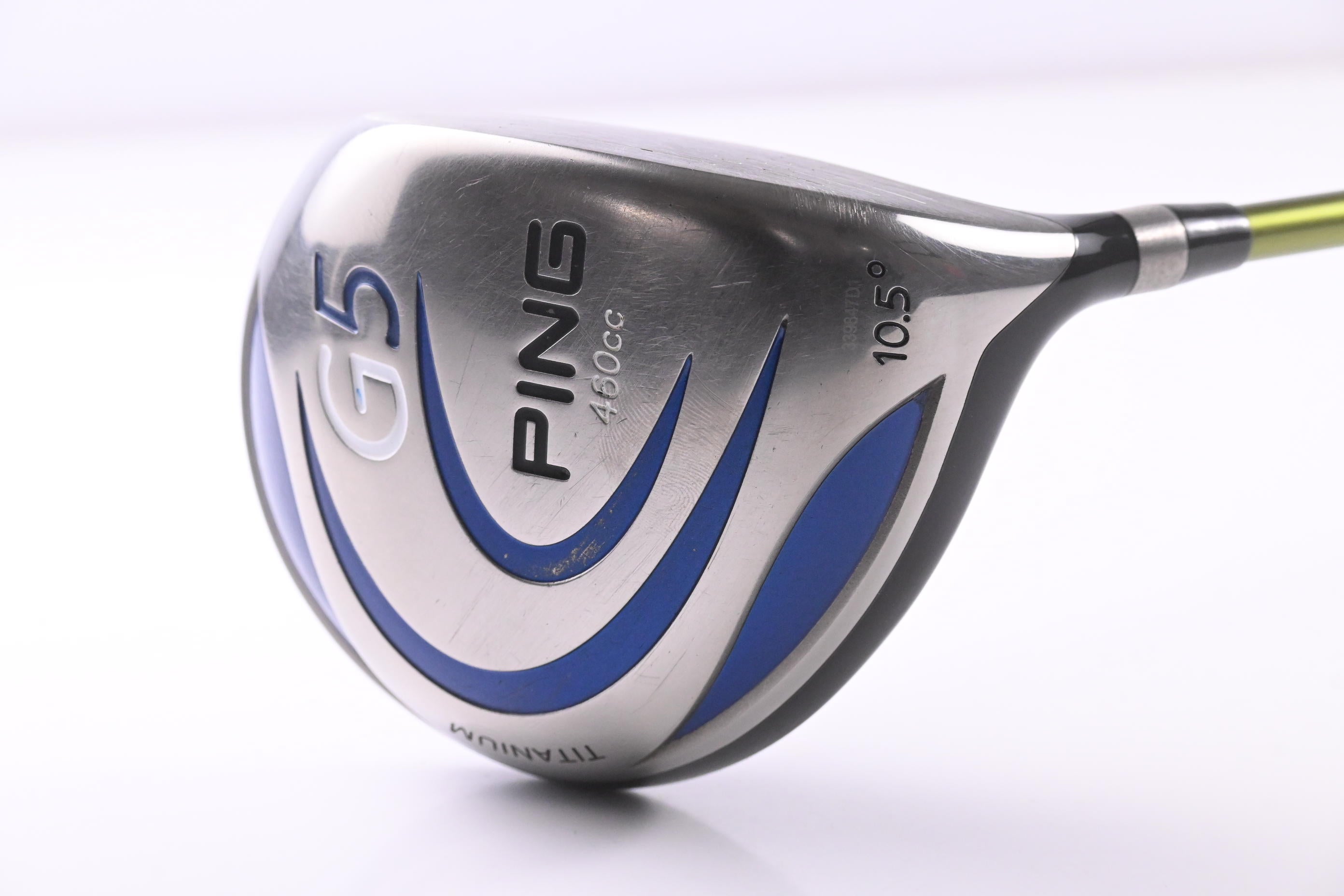Ping G5 Driver / 10.5 Degree / Stiff Flex Aldila NV Green 65 Shaft