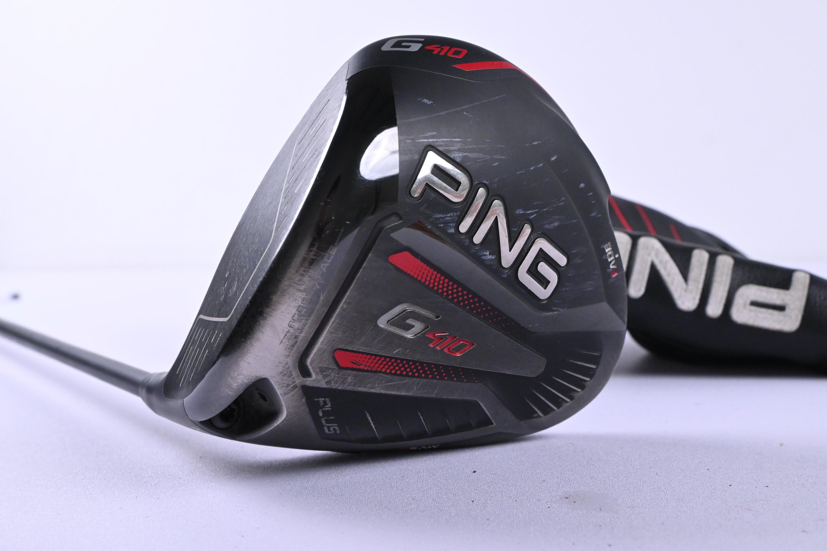 Left Hand Ping G410 Plus Driver / 10.5 Degree / X-Flex Ping Alta CB Red 55 Shaft